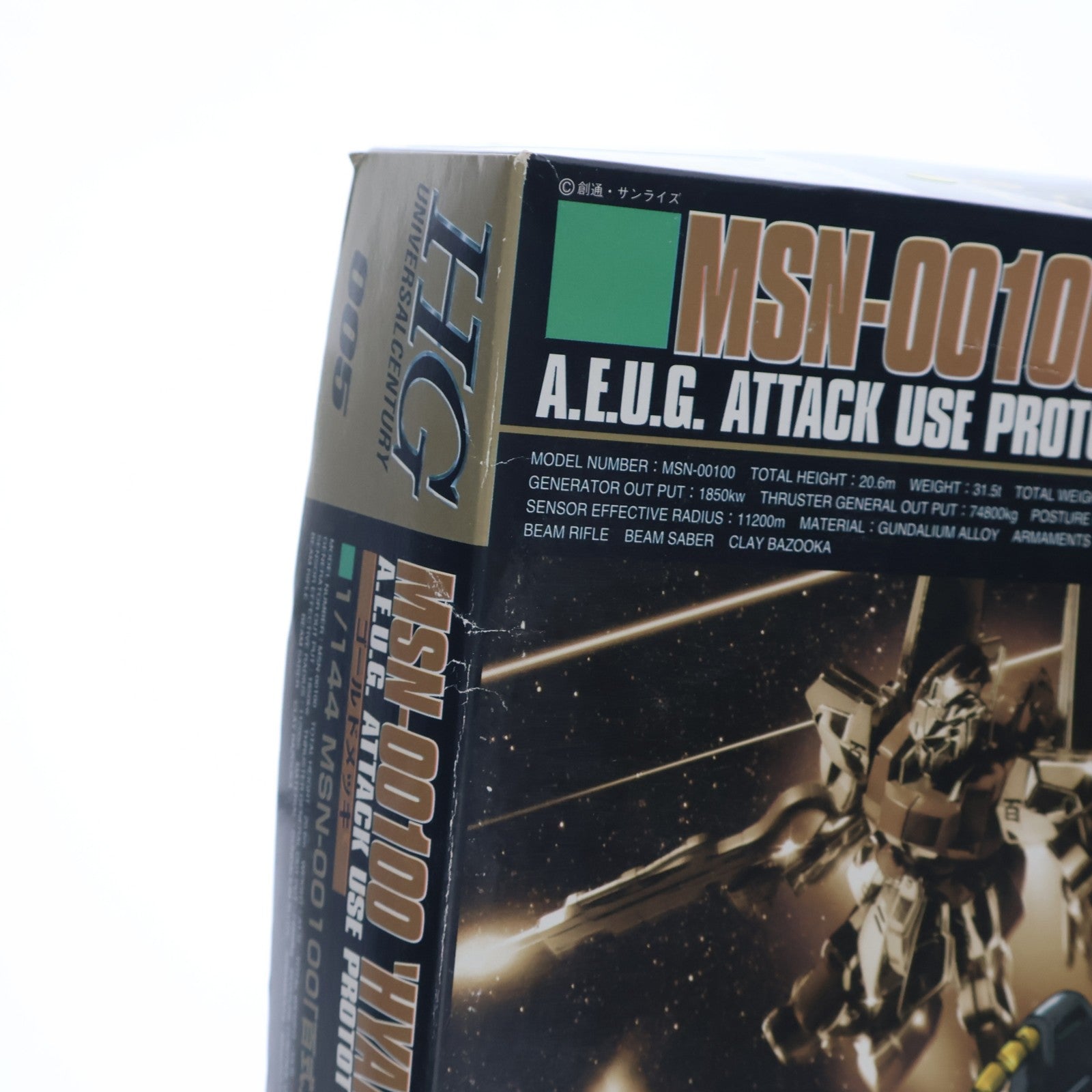 【中古即納】[PTM] HGUC 1/144 MSN-00100 百式 機動戦士Zガンダム プラモデル(0074438) バンダイ(19991031)
