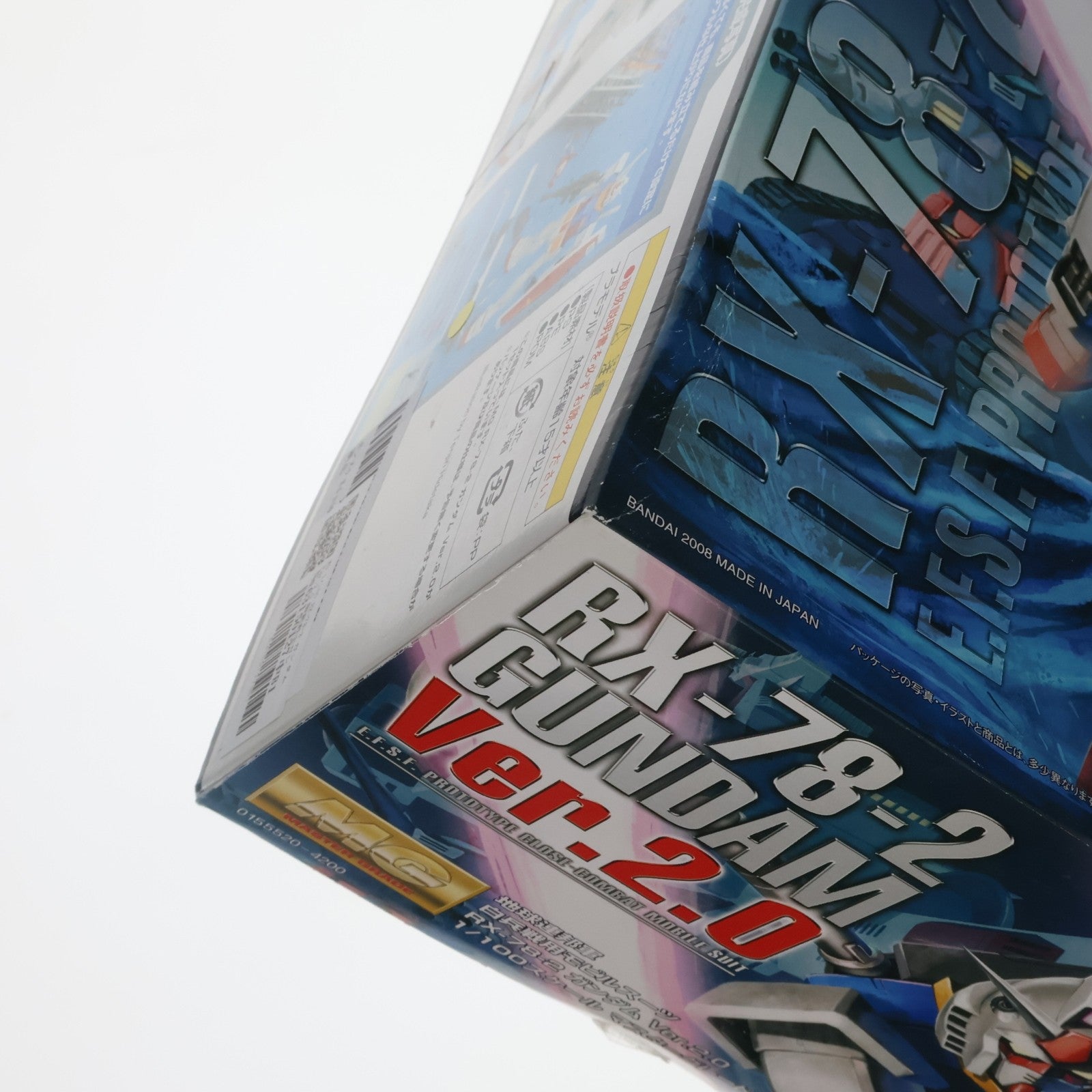 【中古即納】[PTM] MG 1/100 RX-78-2 ガンダム Ver.2.0 機動戦士ガンダム プラモデル(0155520) バンダイ(20080731)