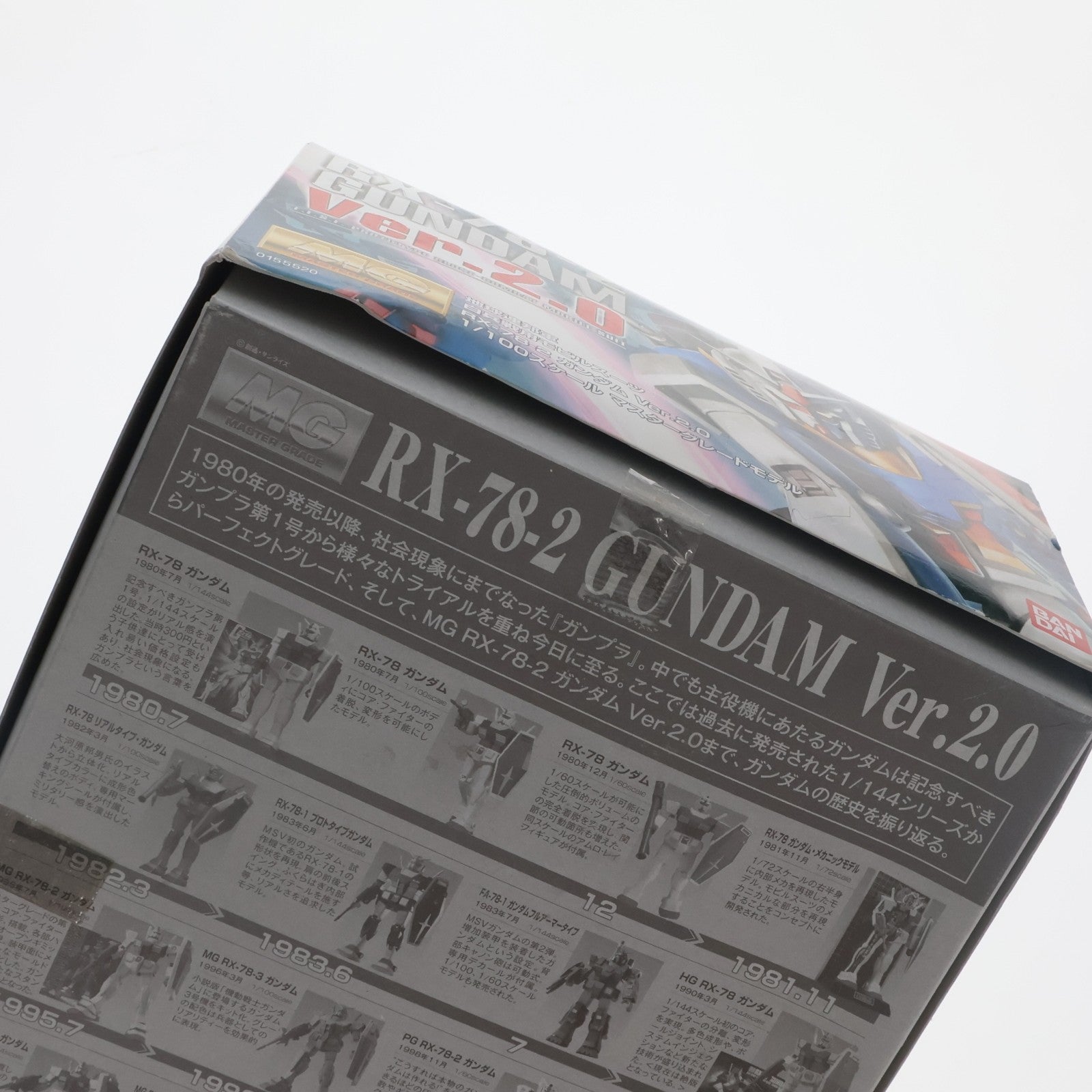 【中古即納】[PTM] MG 1/100 RX-78-2 ガンダム Ver.2.0 機動戦士ガンダム プラモデル(0155520) バンダイ(20080731)