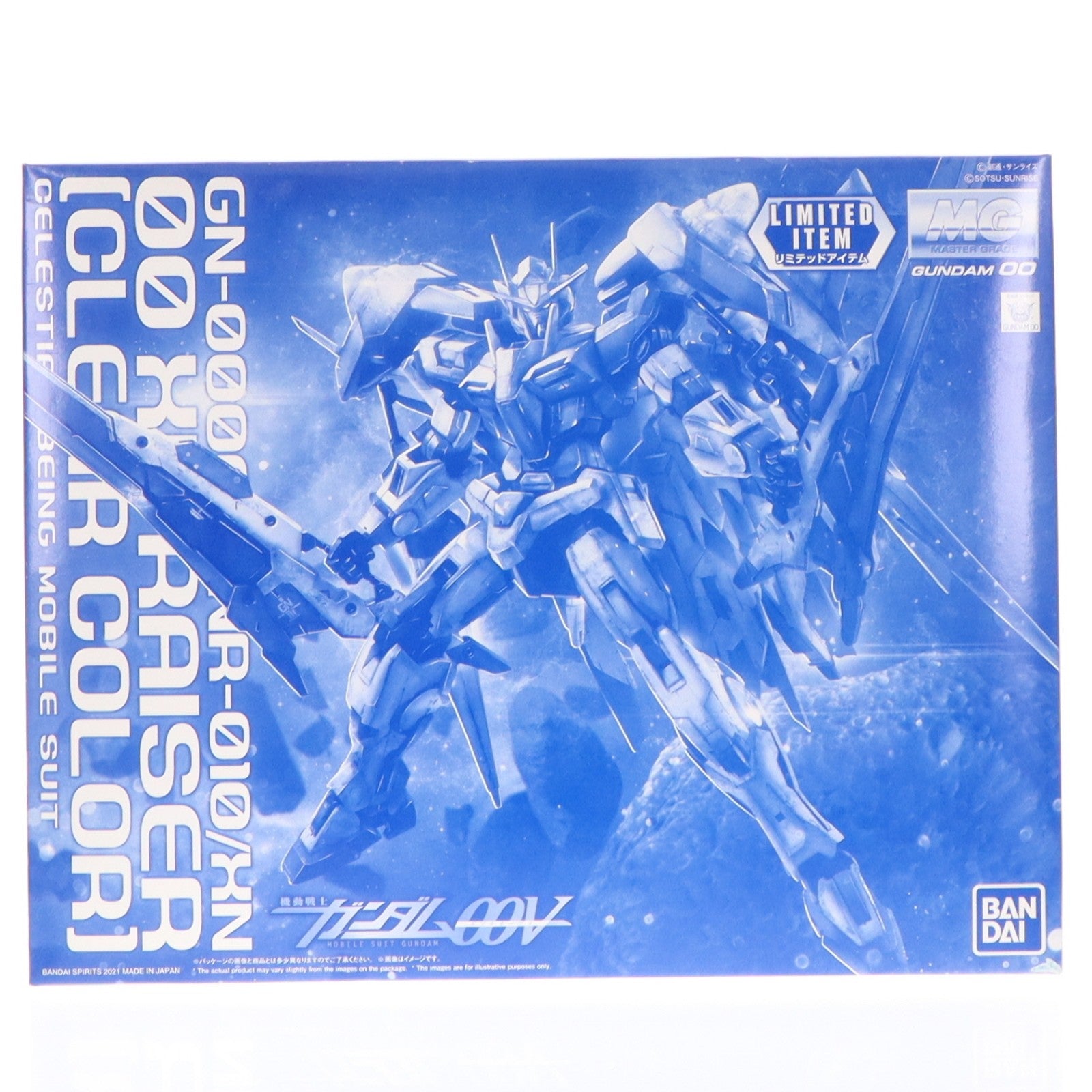 【中古即納】[PTM] MG 1/100 GN-0000+GNR-010/XN ダブルオーザンライザー(クリアカラー) 機動戦士ガンダム00V(ダブルオーブイ) プラモデル GUNPLA EXPO TOKYO 2020&プレミアムバンダイ限定(5061393) バンダイスピリッツ(20201112)