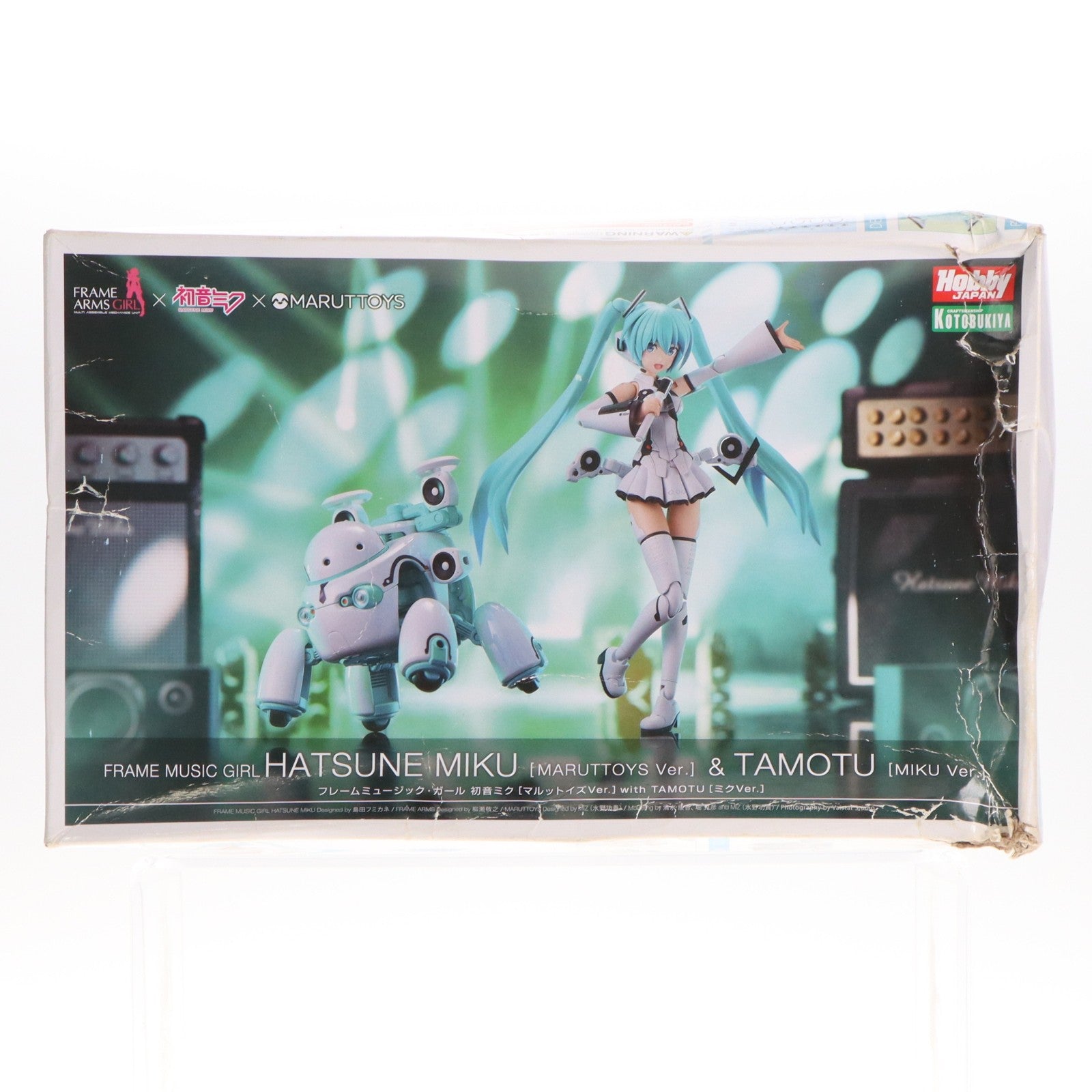 【中古即納】[PTM] フレームミュージック・ガール 初音ミク[マルットイズVer.]with TAMOTU[ミクVer.] フレームアームズ・ガール VOCALOID(ボーカロイド) プラモデル(FG145) コトブキヤ(20221119)