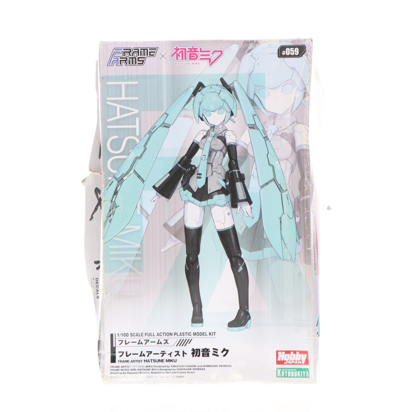 【中古即納】[PTM] コトブキヤショップ限定特典付属 フレームアームズ 1/100 フレームアーティスト 初音ミク VOCALOID(ボーカロイド) プラモデル(FA129) コトブキヤ(20221028)