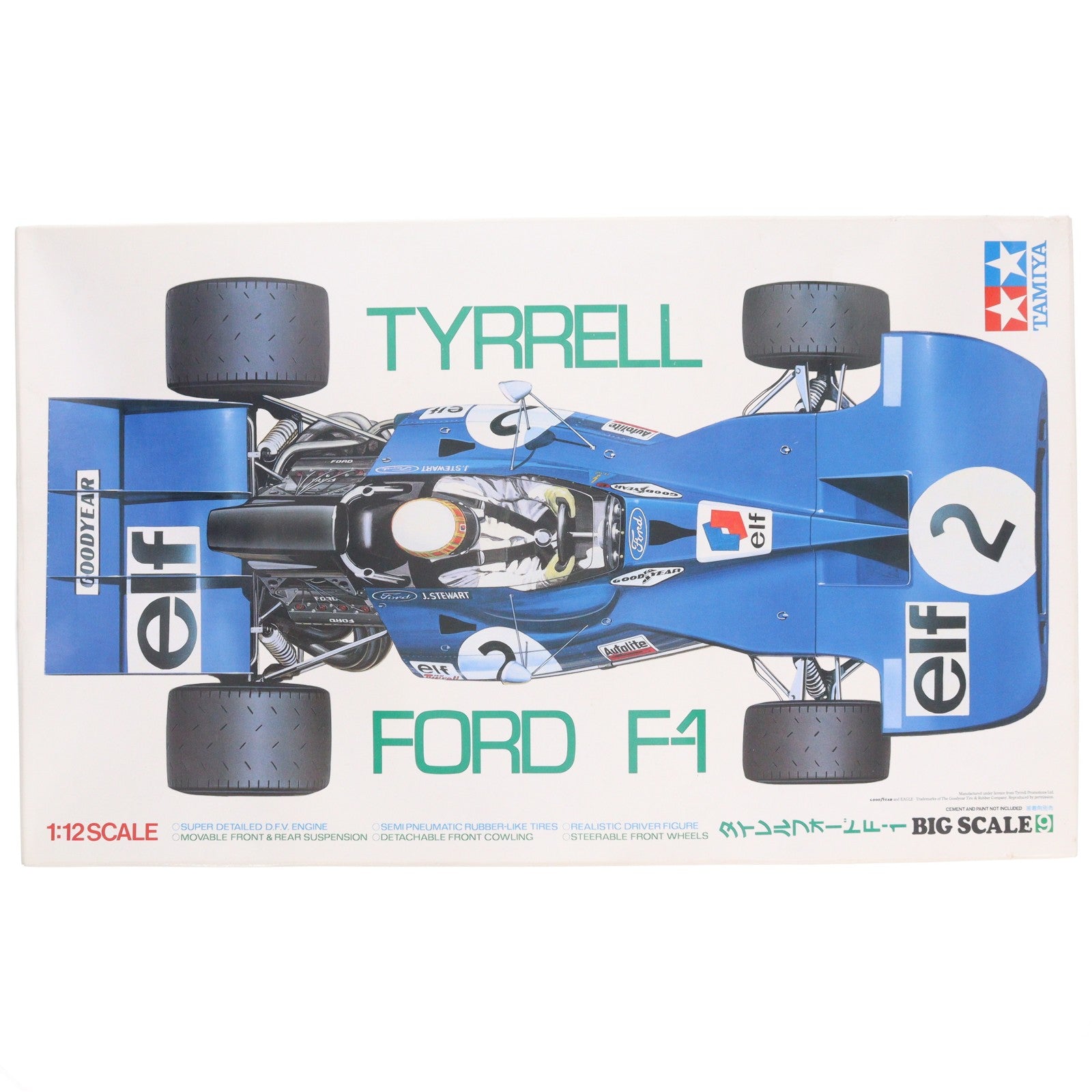 【中古即納】[PTM] ビッグスケールシリーズ No.9 1/12 タイレルフォード F-1 プラモデル(12009) タミヤ(19941231)