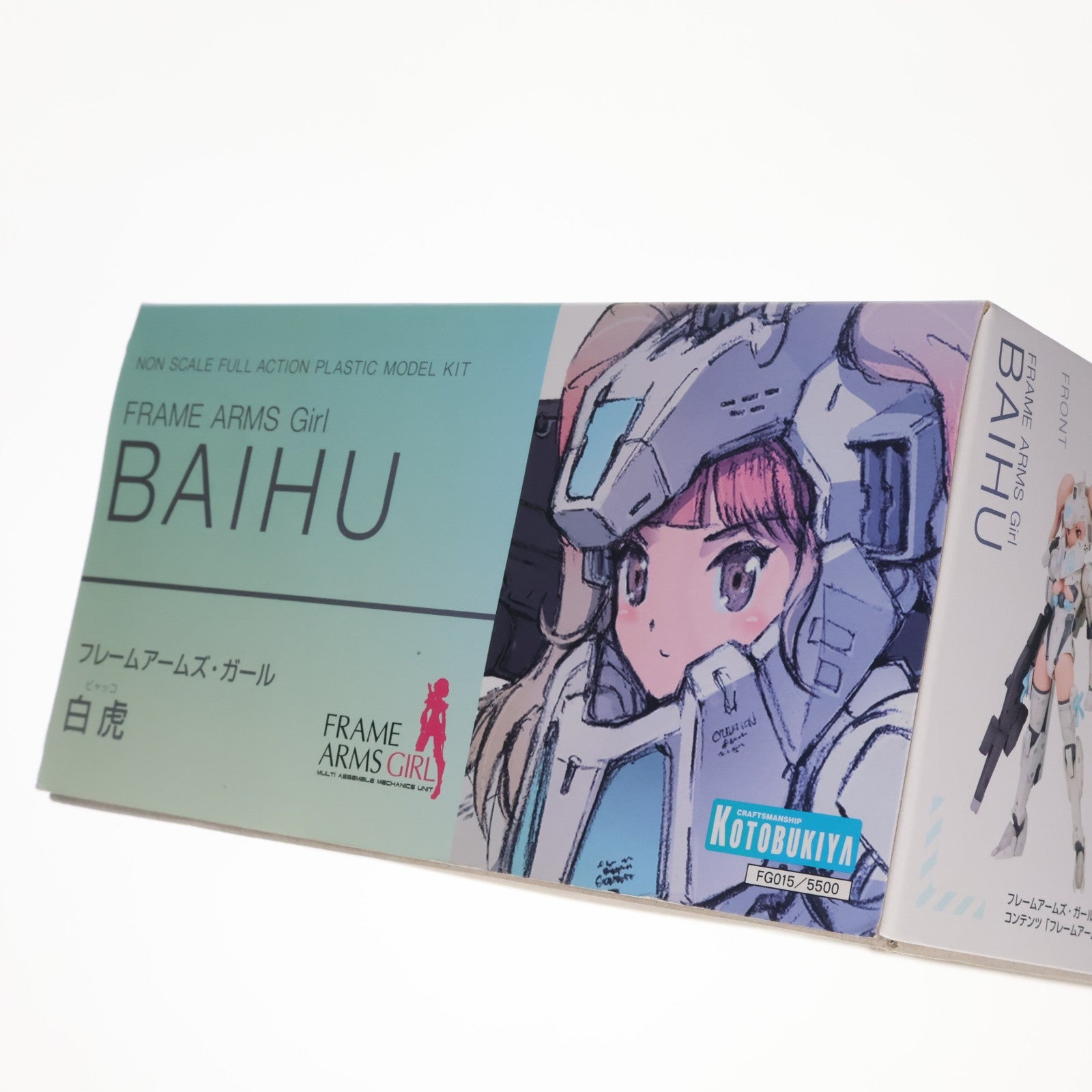 【中古即納】[PTM] フレームアームズ・ガール 白虎(びゃっこ) プラモデル(FG015) コトブキヤ(20180225)