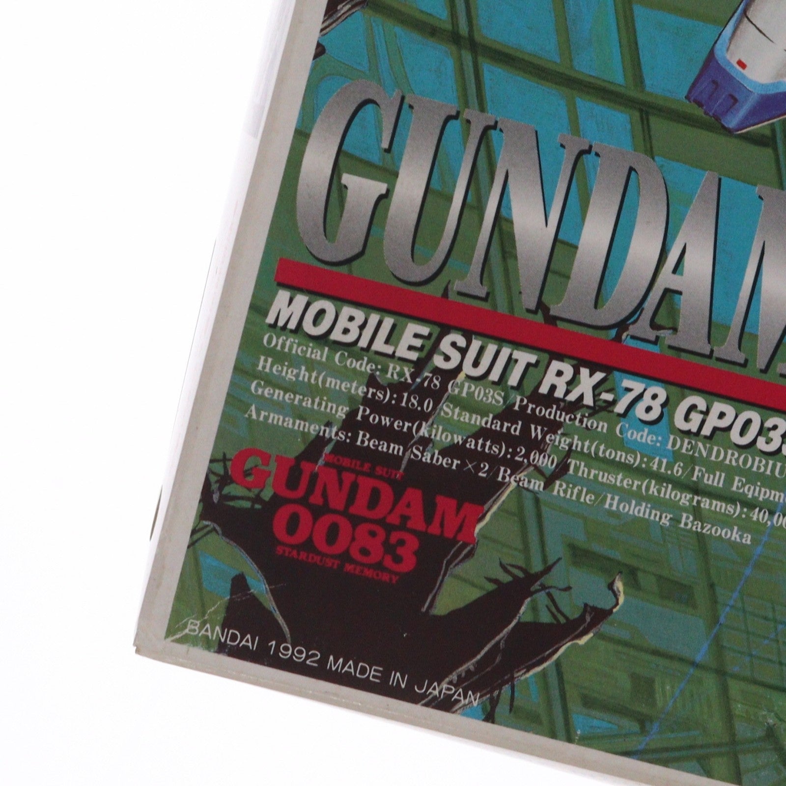 【中古即納】[PTM] 1/144 RX-78 GP03S ガンダムGP03S 機動戦士ガンダム0083 STARDUST MEMORY(スターダストメモリー) シリーズNo.4 プラモデル(0035765) バンダイ(19940101)