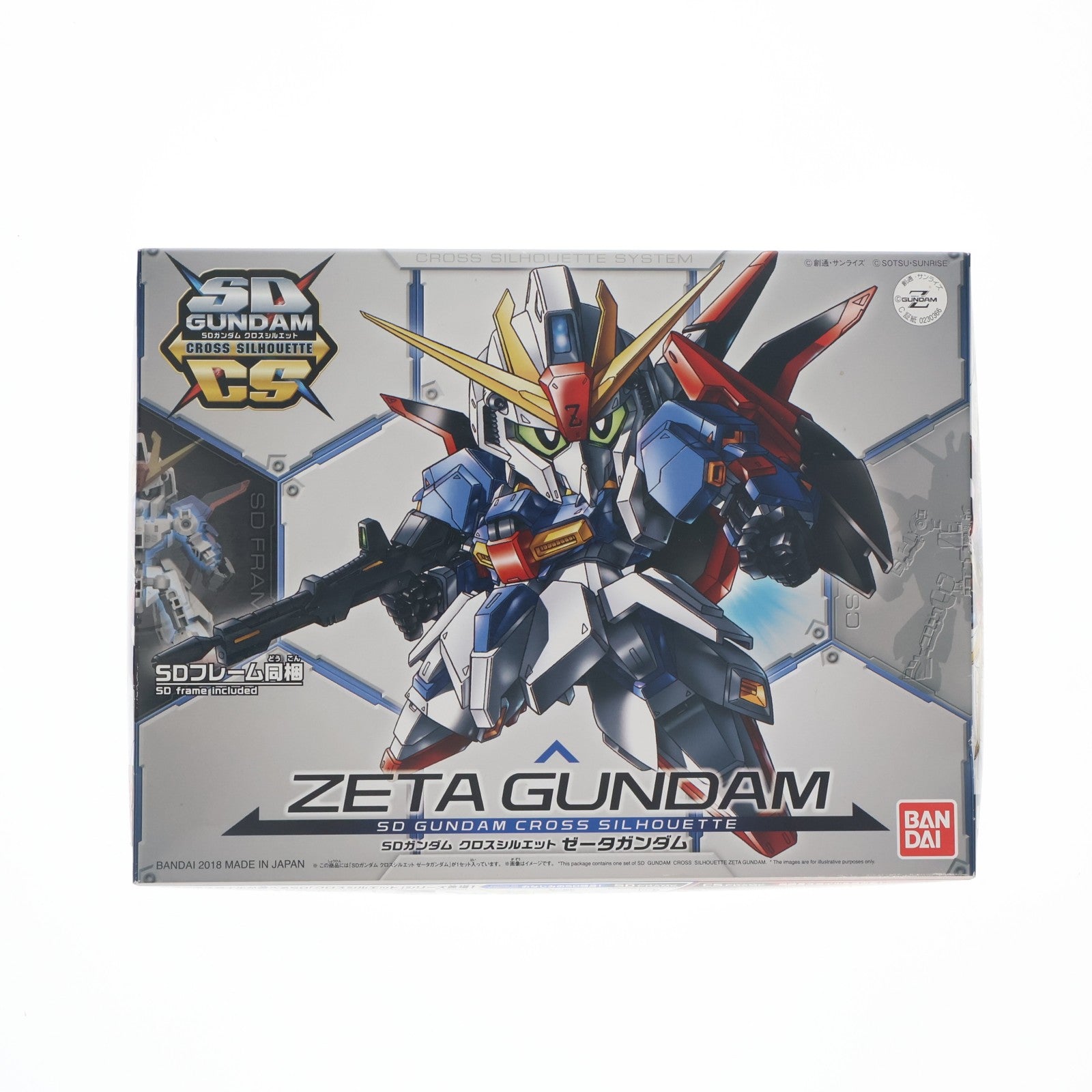 【中古即納】[PTM] SDガンダム クロスシルエット MSZ-006 ゼータガンダム 機動戦士Zガンダム プラモデル バンダイ(20180825)
