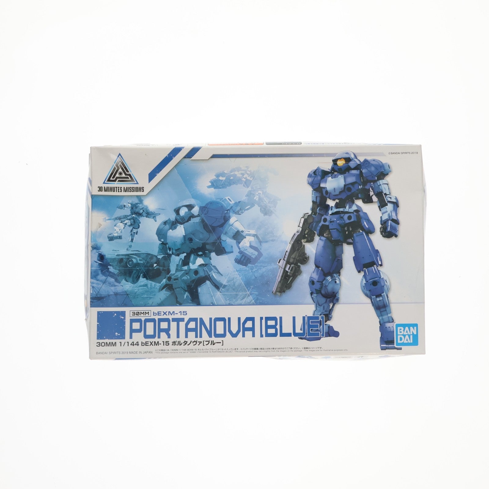 【中古即納】[PTM] 30MM 1/144 bEXM-15 ポルタノヴァ[ブルー] 30 MINUTES MISSIONS(サーティミニッツミッションズ) プラモデル バンダイスピリッツ(20190810)