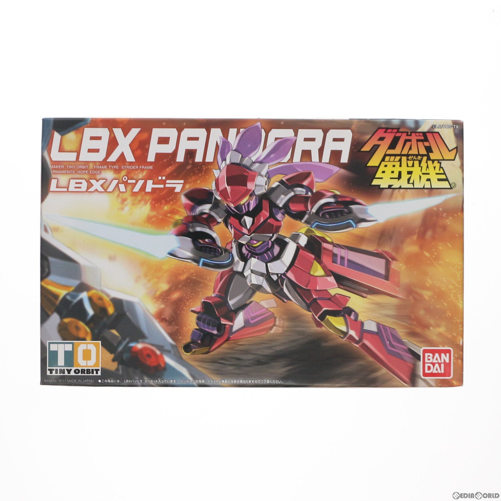 【中古即納】[PTM] 011 LBXパンドラ ダンボール戦機 プラモデル バンダイ(20110917)