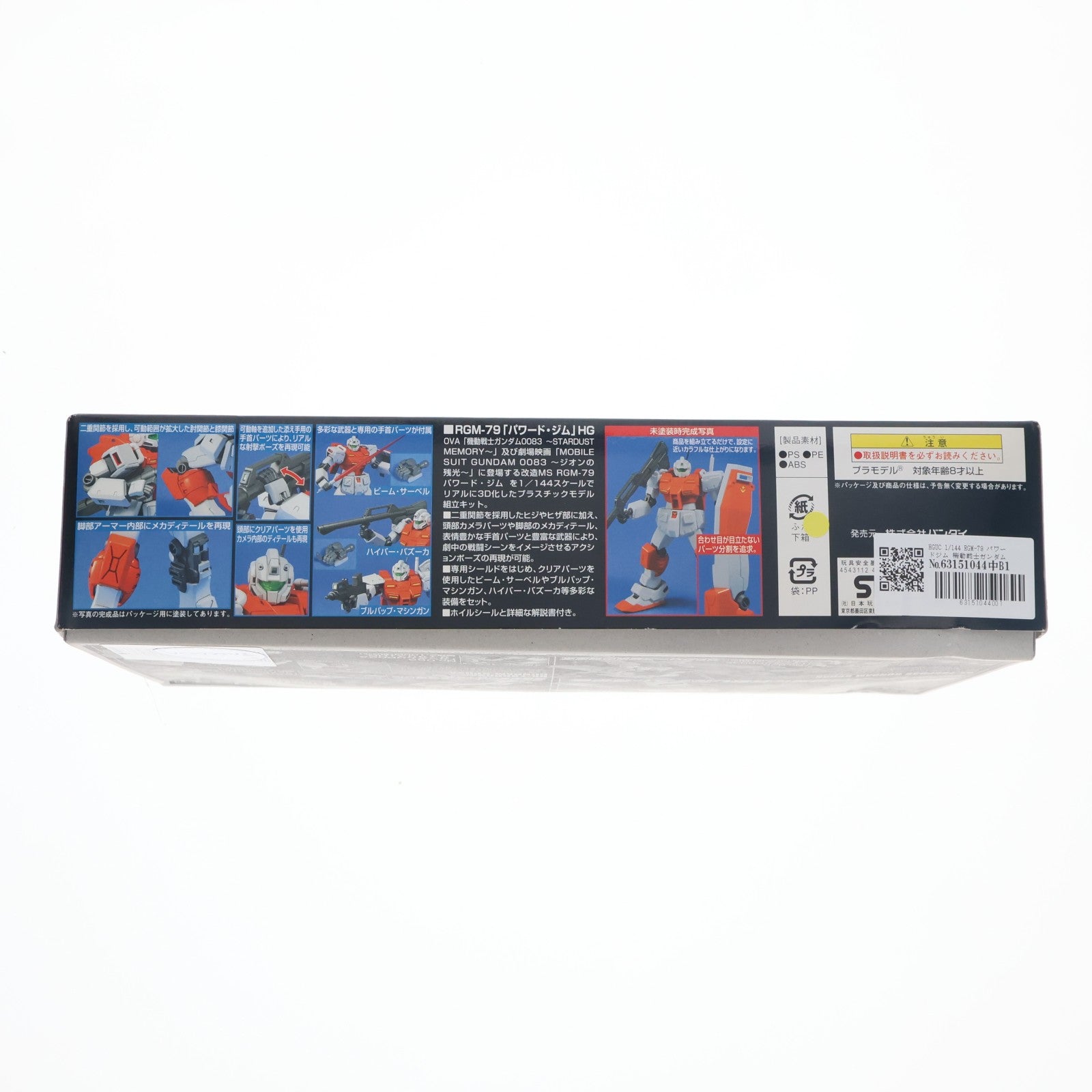 【中古即納】[PTM] HGUC 1/144 RGM-79 パワードジム 機動戦士ガンダム0083 STARDUST MEMORY(スターダストメモリー) プラモデル バンダイ(20180331)
