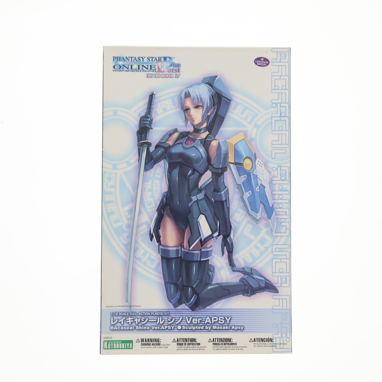 【中古即納】[PTM] 1/12 レイキャシール シノ Ver.APSY ファンタシースターオンライン ブルーバースト プラモデル(KP150) コトブキヤ(20111029)
