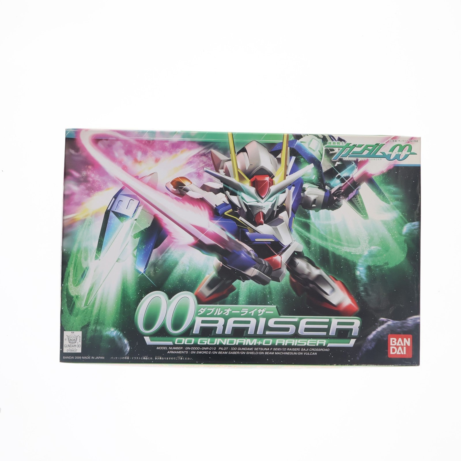 【中古即納】[PTM] SDガンダム BB戦士 322 ダブルオーライザー 機動戦士ガンダム00(ダブルオー) プラモデル(0158437) バンダイ(20171202)