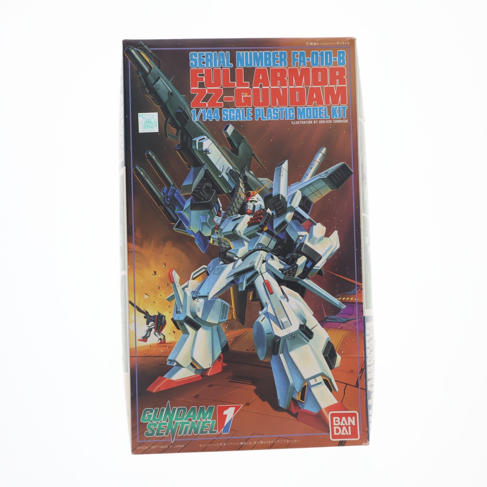 【中古即納】[PTM] 1/144 FA-010-B フルアーマーダブルゼータガンダム ガンダム・センチネル シリーズNo.1 プラモデル(0020267) バンダイ(20180324)