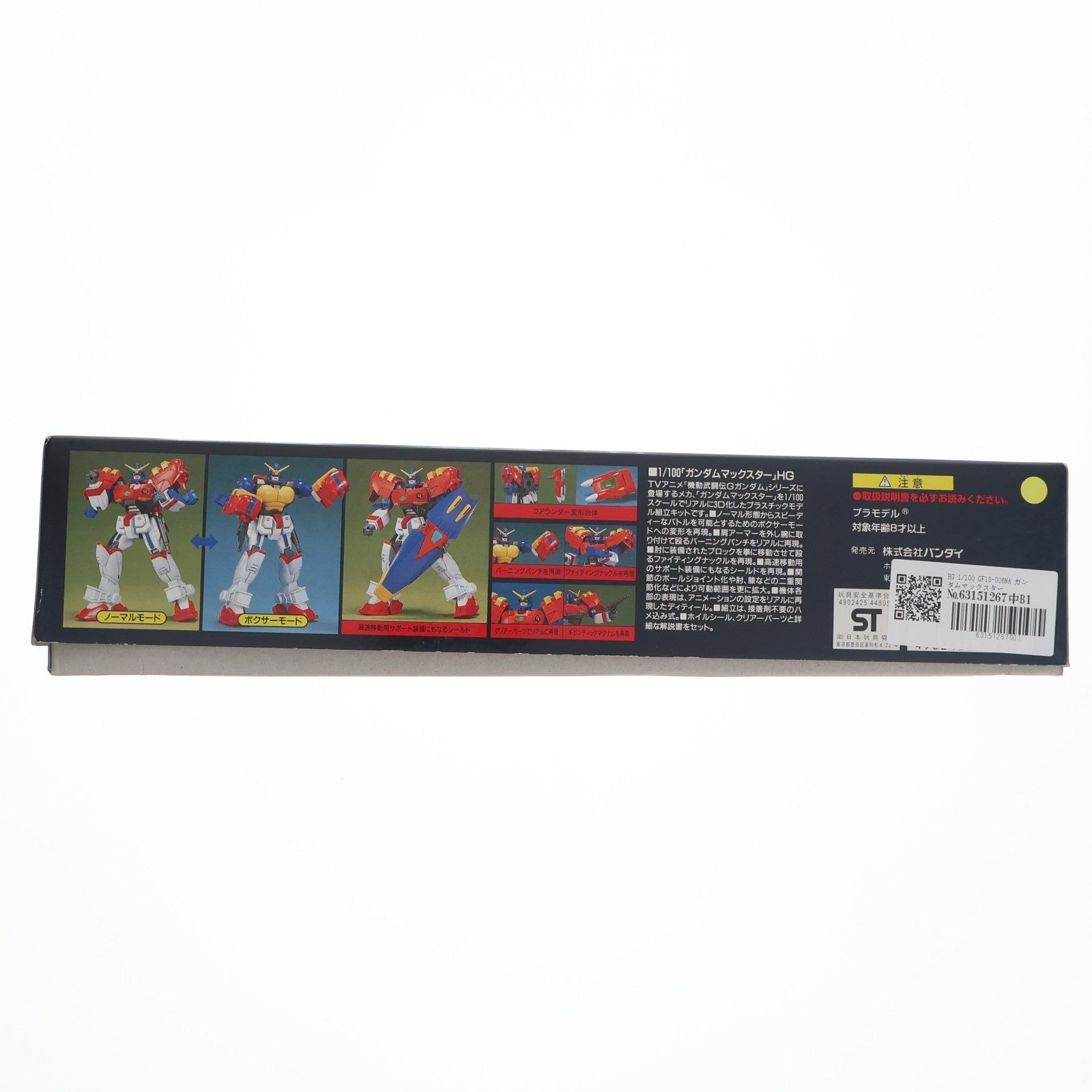 【中古即納】[PTM] HG 1/100 GF13-006NA ガンダムマックスター G-GUNDAM SERIES 04 機動武闘伝Gガンダム プラモデル(0044805) バンダイ(19940801)
