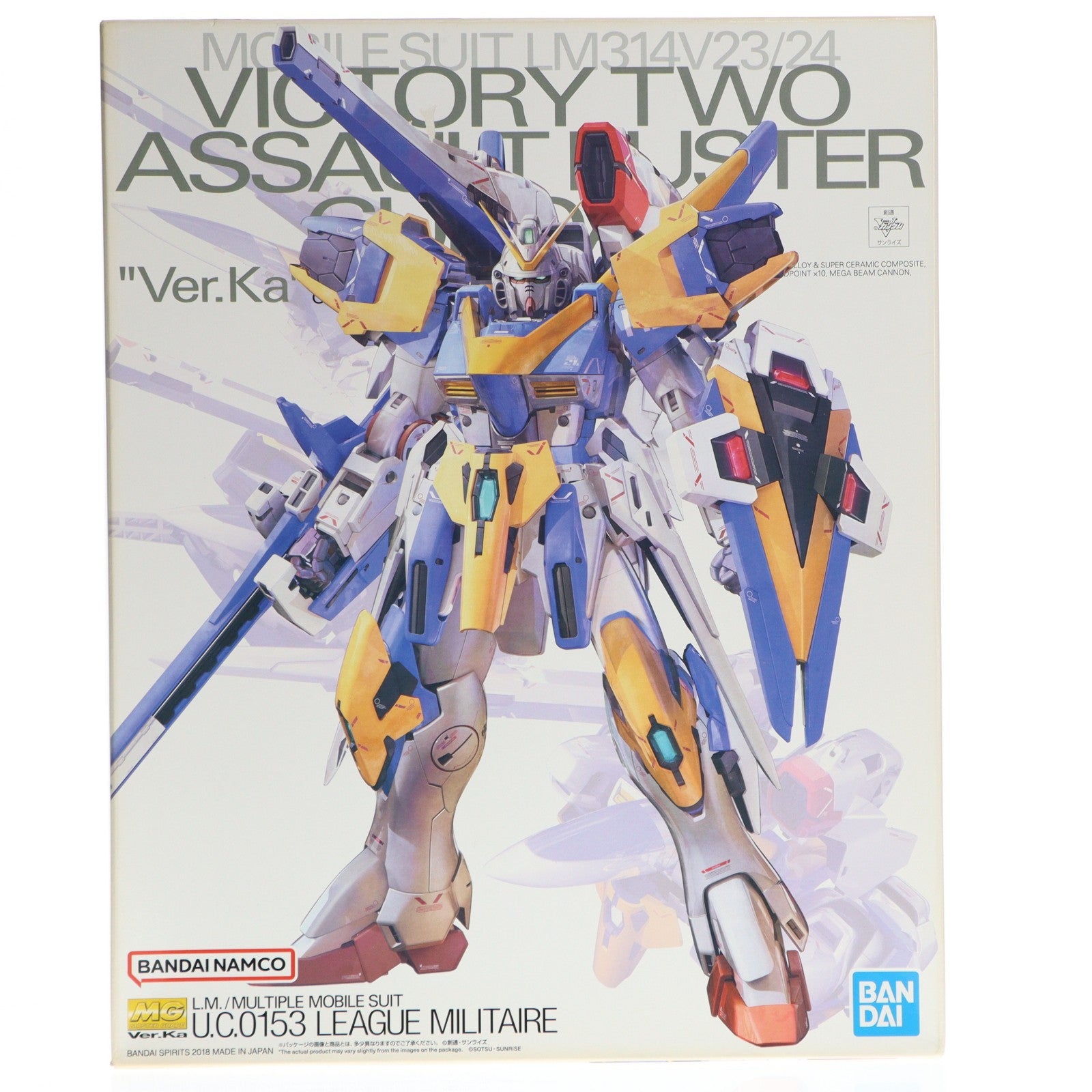 【中古即納】[PTM] プレミアムバンダイ限定 MG 1/100 LM314V23/24 V2アサルトバスターガンダム Ver.Ka 機動戦士Vガンダム プラモデル(5055528) バンダイスピリッツ(20181231)