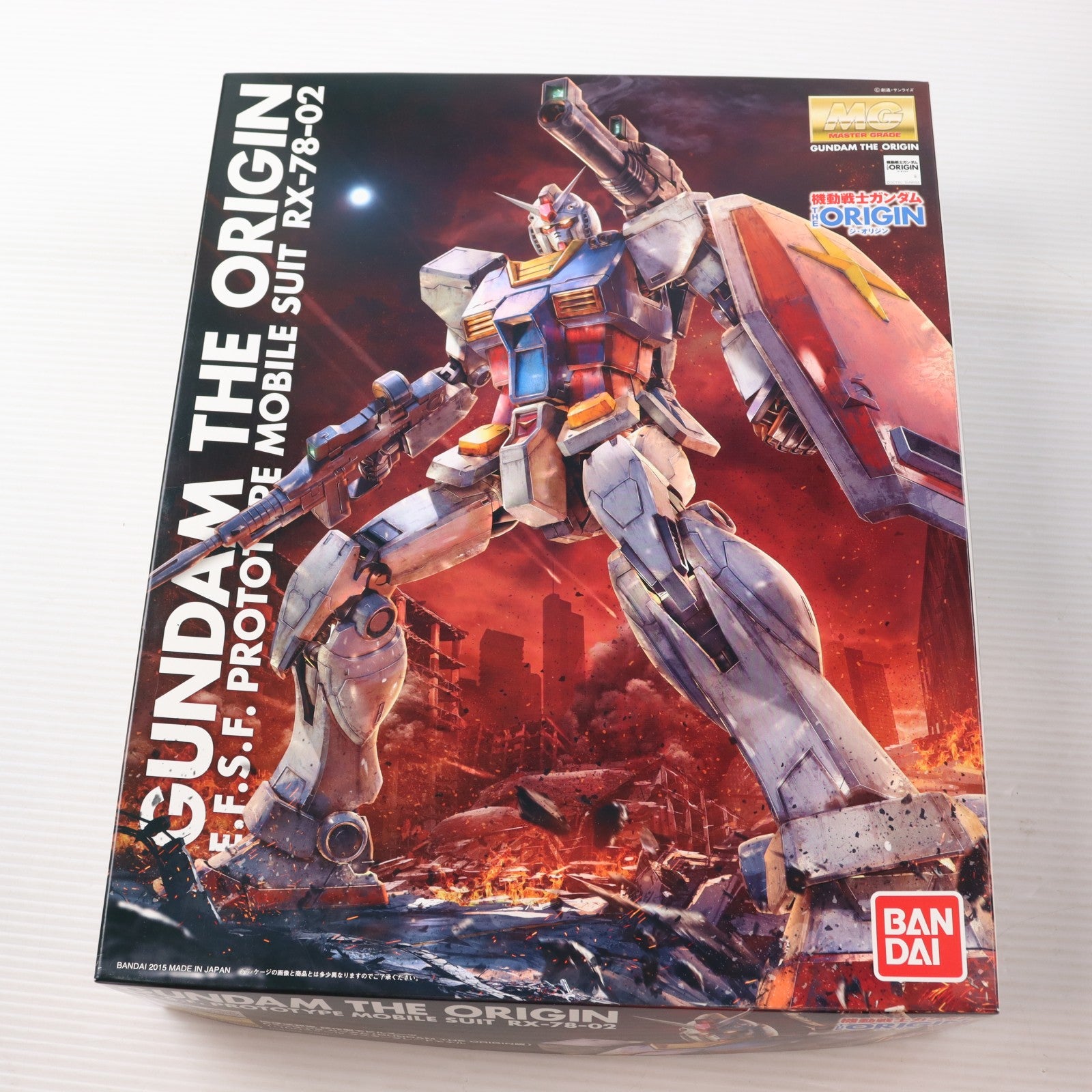 【中古即納】[PTM] MG 1/100 RX-78-02 ガンダム 機動戦士ガンダム THE ORIGIN(ジ・オリジン) プラモデル(0201314) バンダイ(20210615)