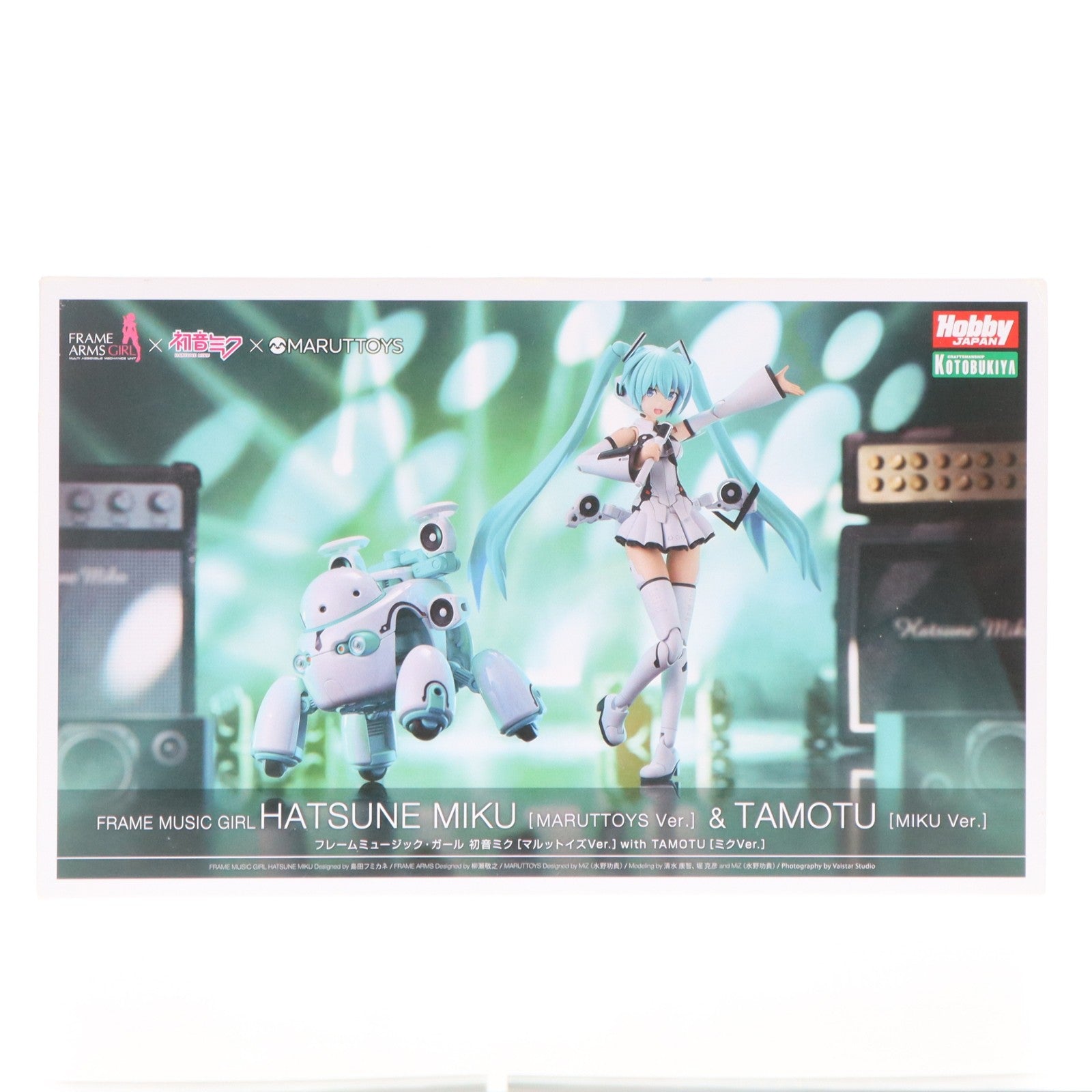 【中古即納】[PTM] フレームミュージック・ガール 初音ミク[マルットイズVer.]with TAMOTU[ミクVer.] フレームアームズ・ガール VOCALOID(ボーカロイド) プラモデル(FG145) コトブキヤ(20221119)