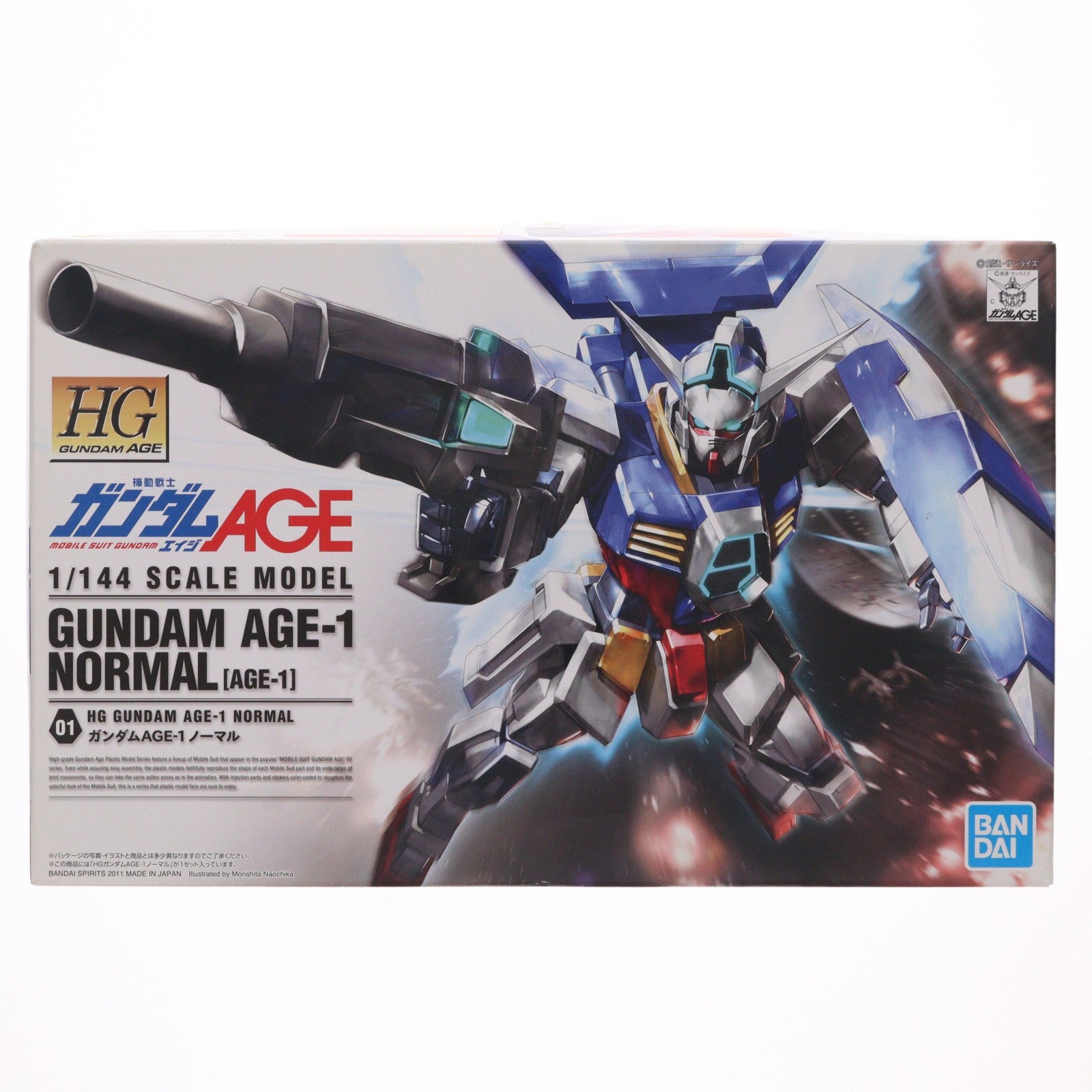 【中古即納】[PTM] (再販) HG 1/144 AGE-1 ガンダムAGE-1 ノーマル 機動戦士ガンダムAGE(エイジ) プラモデル バンダイスピリッツ(20240926)