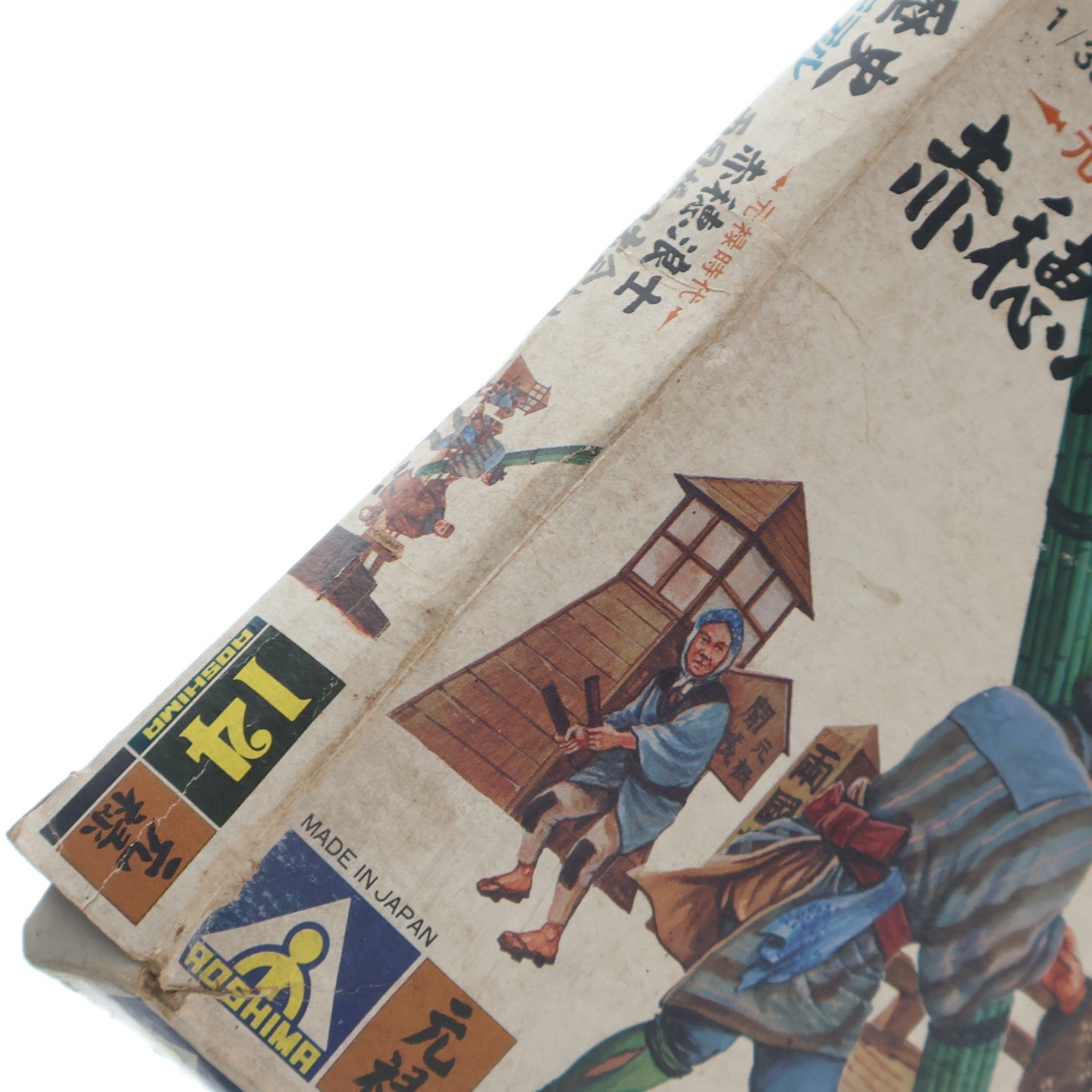 【中古即納】[PTM] 日本の歴史ミニチュアモデル 元禄時代シリーズ No.14 1/35 赤穂浪士(あこうろうし) 両国橋の出会い プラモデル(M1-014) アオシマ(19991231)