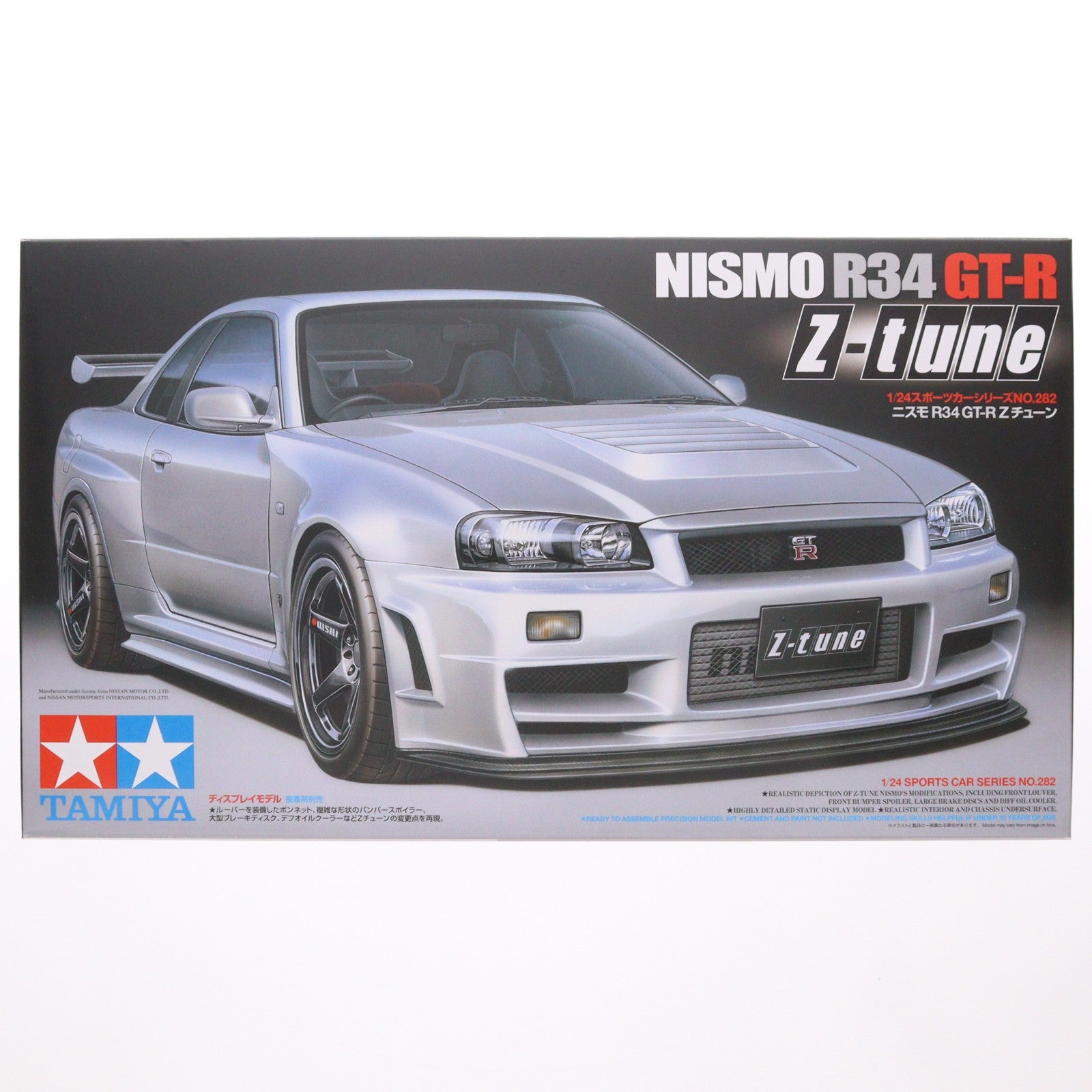 【中古即納】[PTM] スポーツカーシリーズ No.282 1/24 ニスモ R34GT-R Zチューン ディスプレイモデル プラモデル(24282) タミヤ(20111007)