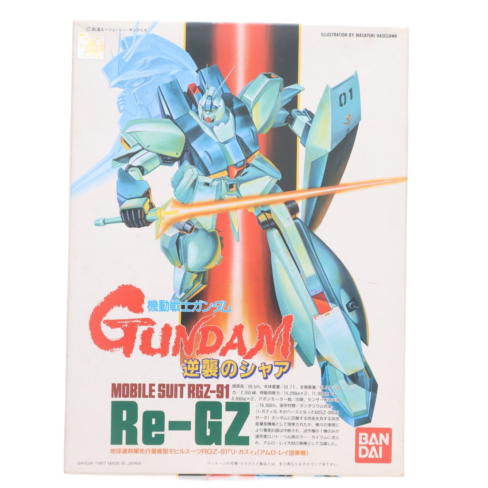 【中古即納】[PTM] 1/144 Re-GZ リ・ガズィ 機動戦士ガンダム 逆襲のシャア プラモデル(0010421) バンダイ(20180724)