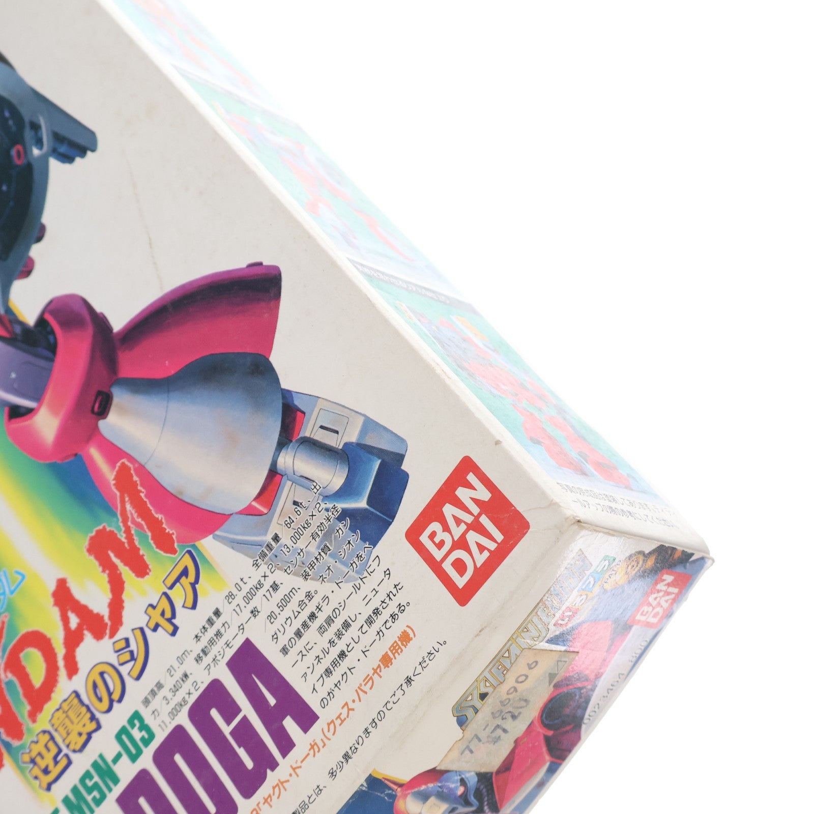 【中古即納】[PTM] 1/144 MSN-03 ヤクト・ドーガ(クェス・パラヤ専用) 機動戦士ガンダム 逆襲のシャア シリーズNo.7 プラモデル(0023464) バンダイ(19880401)