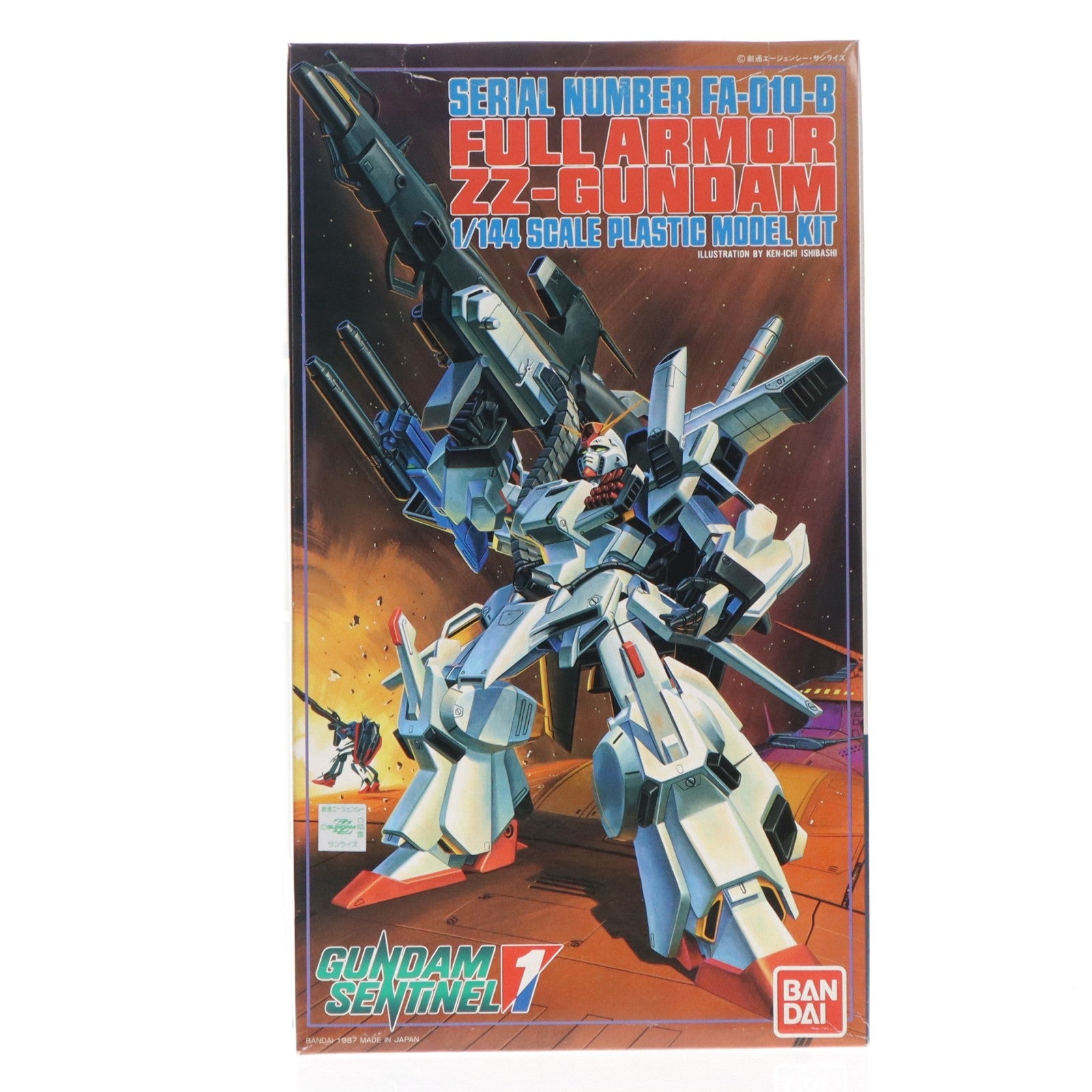【中古即納】[PTM] 1/144 FA-010-B フルアーマーダブルゼータガンダム ガンダム・センチネル シリーズNo.1 プラモデル(0020267) バンダイ(20180324)
