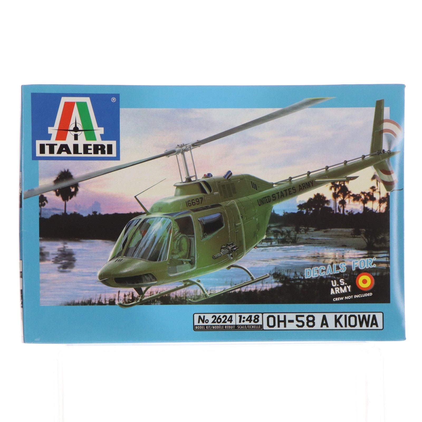 【中古即納】[PTM] 1/48 OH-58 A KIOWA(カイオワ) プラモデル(2624) ITALERI(イタレリ)(20021231)