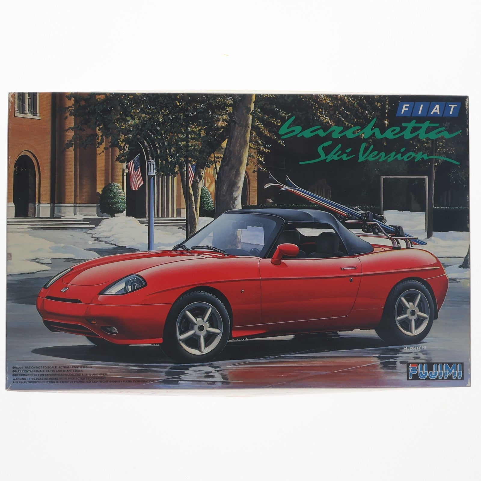 【中古即納】[PTM] ライトウエイトスポーツカーシリーズ No.16 1/24 フィアット バルケッタ スキーバージョン プラモデル(12516) フジミ模型(FUJIMI)(19991231)
