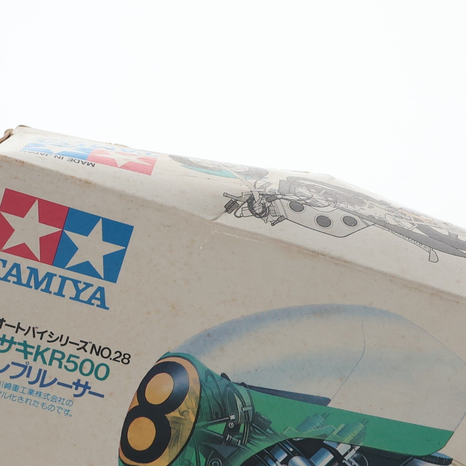 【中古即納】[PTM] オートバイシリーズ No.28 1/12 カワサキ KR500 グランプリレーサー ディスプレイモデル プラモデル(1428) タミヤ(19991231)
