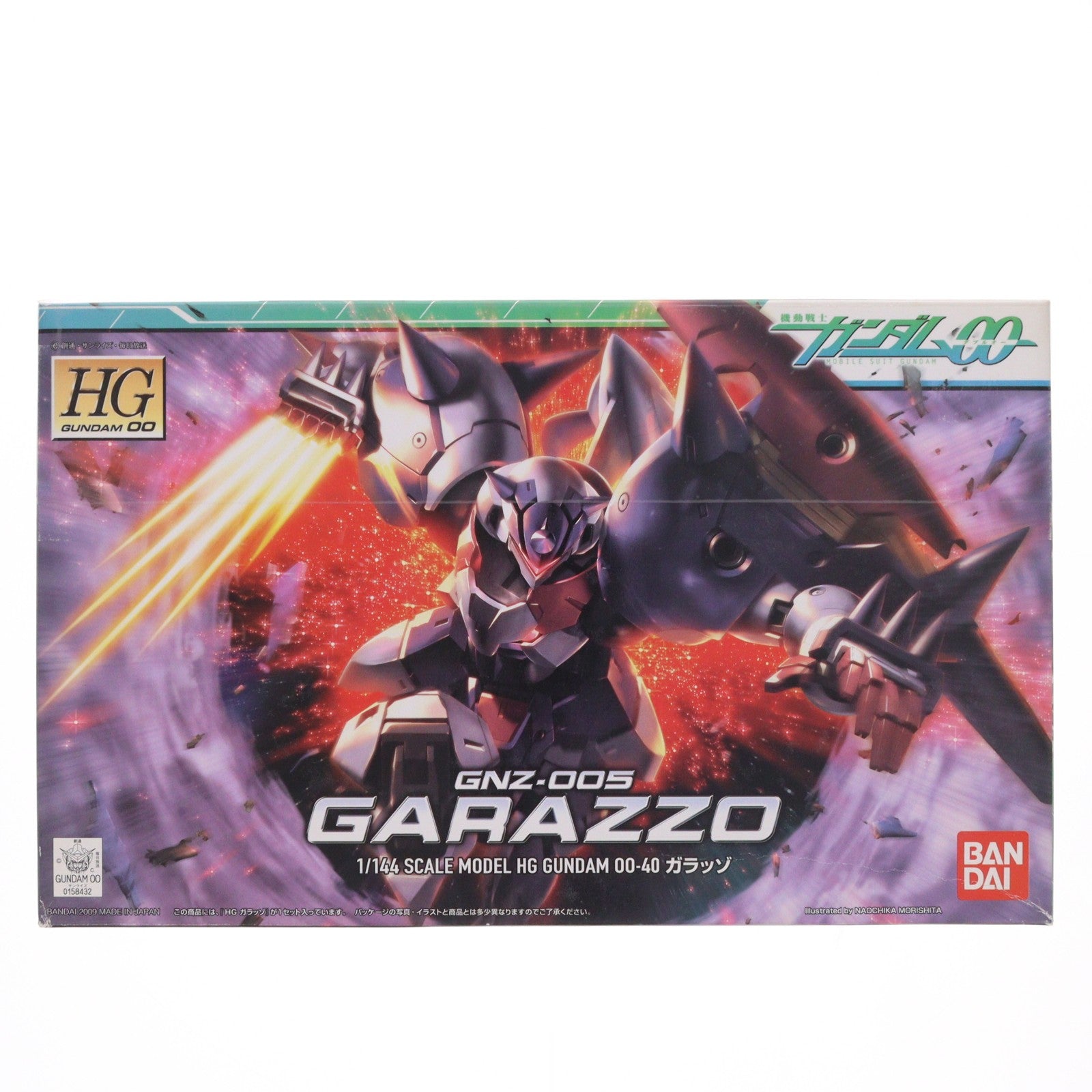 【中古即納】[PTM] HG 1/144 GNZ-005 ガラッゾ 機動戦士ガンダム00(ダブルオー) プラモデル(0158432) バンダイ(20090310)
