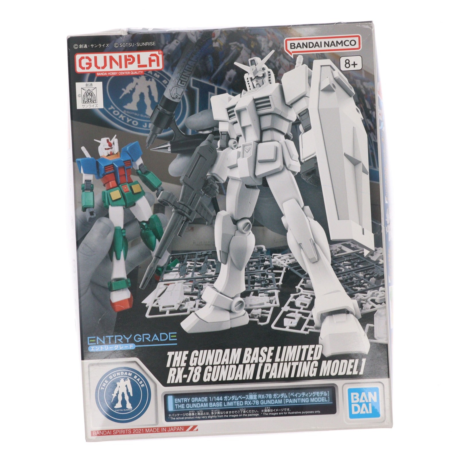 【中古即納】[PTM] ガンダムベース限定 ENTRY GRADE 1/144 RX-78-2 ガンダム(ペインティングモデル) 機動戦士ガンダム プラモデル(5062047) バンダイスピリッツ(20210621)