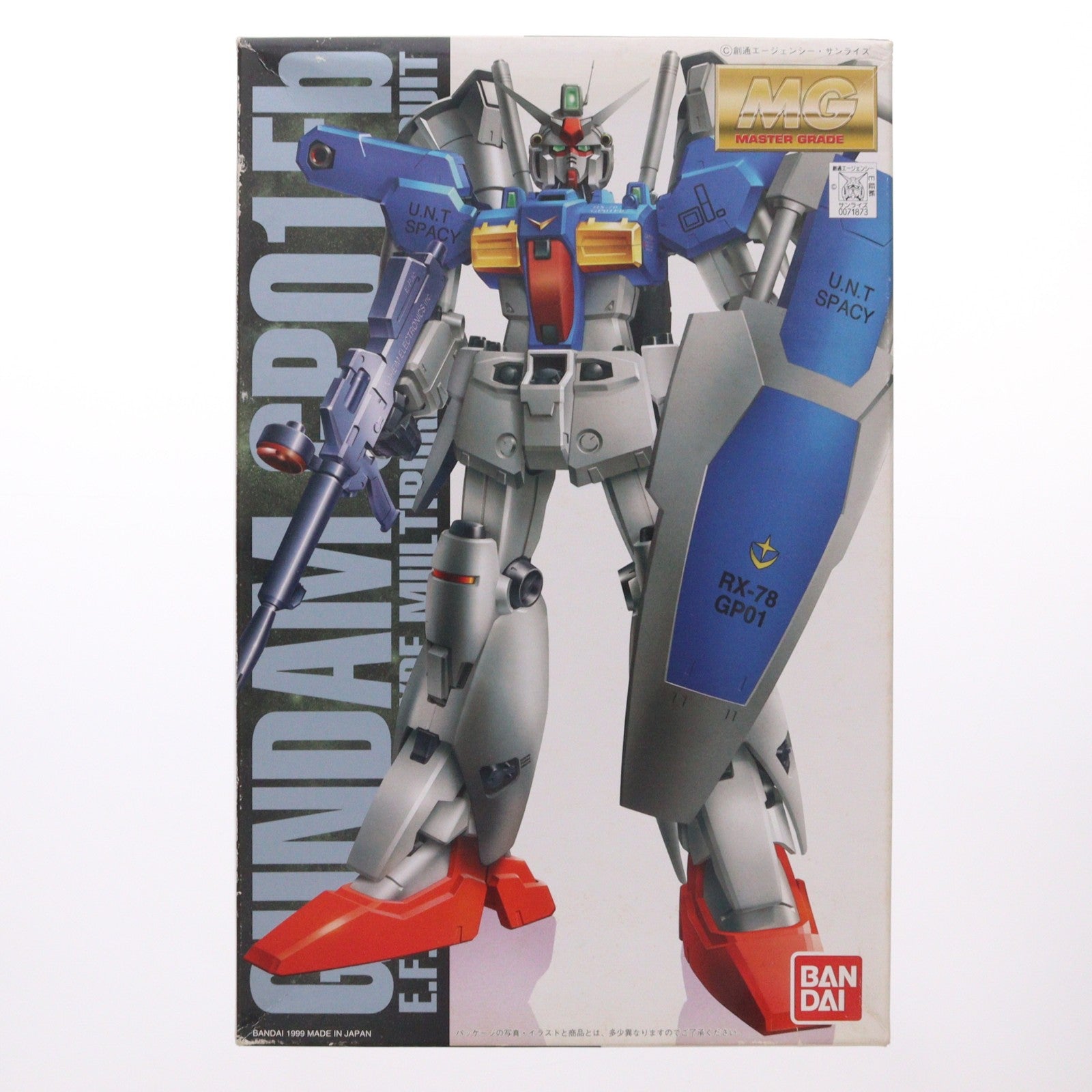 【中古即納】[PTM] MG 1/100 RX-78GP01Fb ガンダム試作1号機 フルバーニアン コーティングバージョン 機動戦士ガンダム0083 STARDUST MEMORY プラモデル(0071873) バンダイ(19990131)