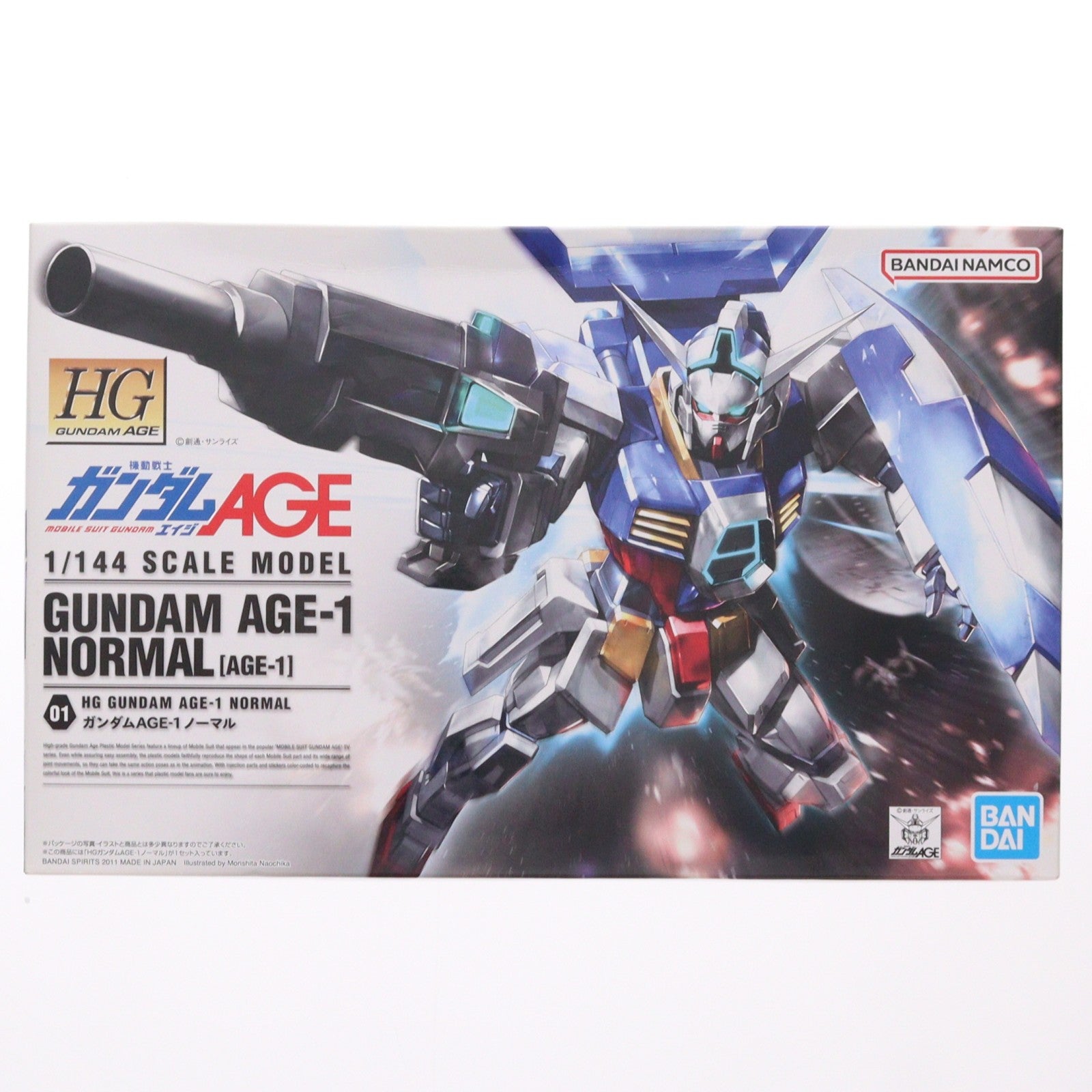 【中古即納】[PTM] (再販) HG 1/144 AGE-1 ガンダムAGE-1 ノーマル 機動戦士ガンダムAGE(エイジ) プラモデル バンダイスピリッツ(20240926)