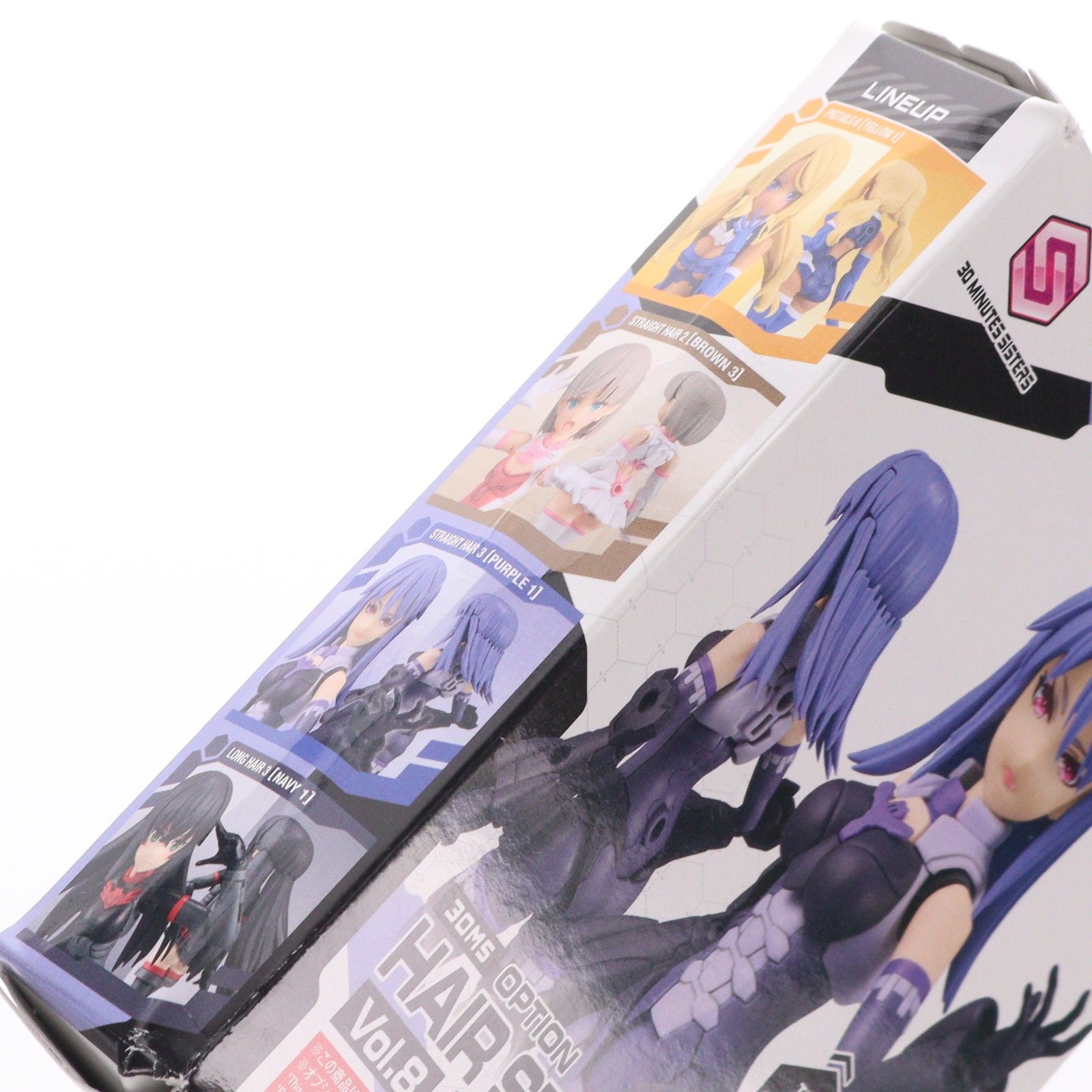 【中古即納】[PTM] (単品) 30MS オプションヘアスタイルパーツVol.8 ストレートヘア3(パープル1) 30 MINUTES SISTERS(サーティミニッツシスターズ) プラモデル用アクセサリ(5065463) バンダイスピリッツ(20230729)