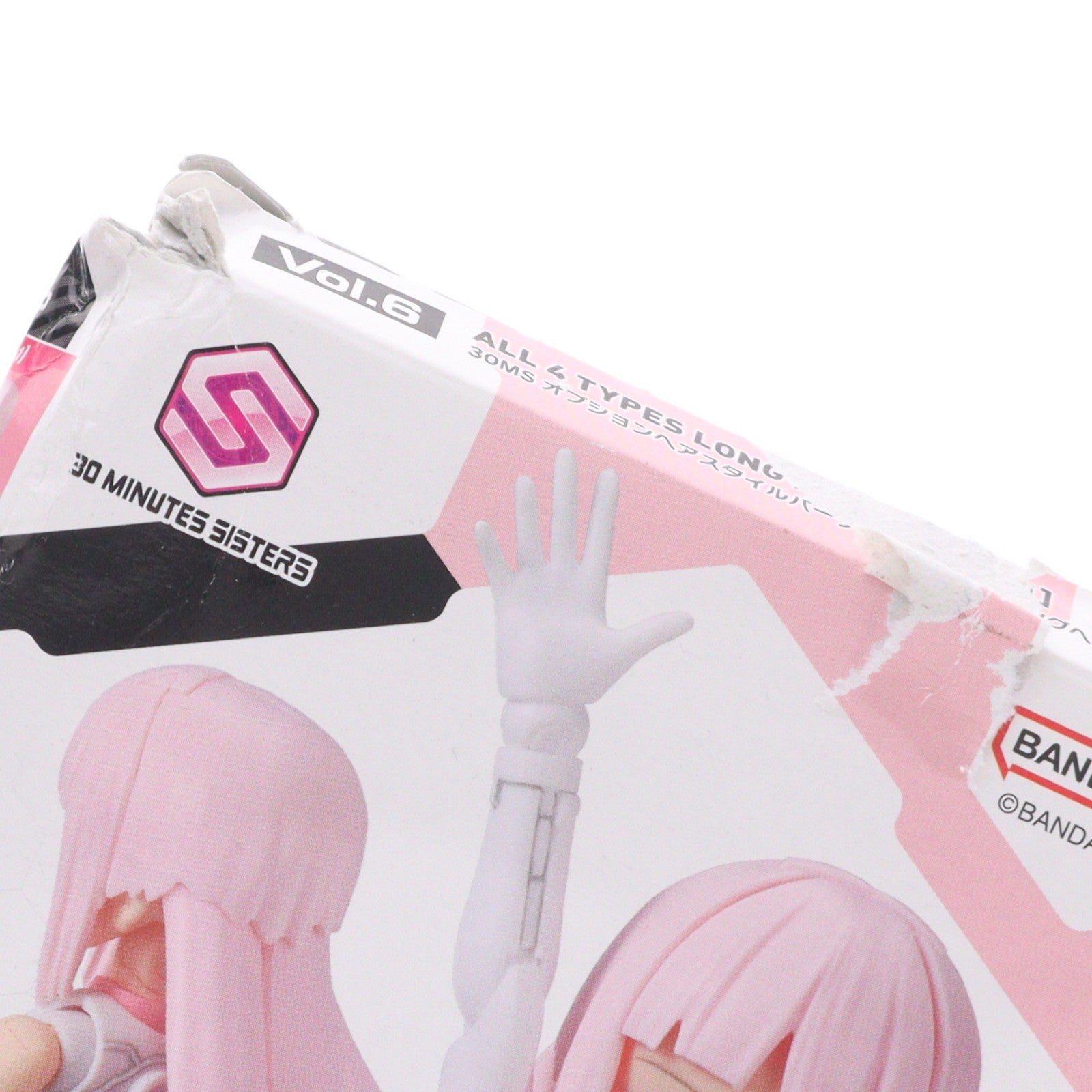 【中古即納】[PTM] (単品) 30MS ロングヘア1(ピンク1) 30 MINUTES SISTERS(サーティミニッツシスターズ) オプションヘアスタイルパーツ Vol.6 プラモデル用アクセサリ(5064223) バンダイスピリッツ(20221126)