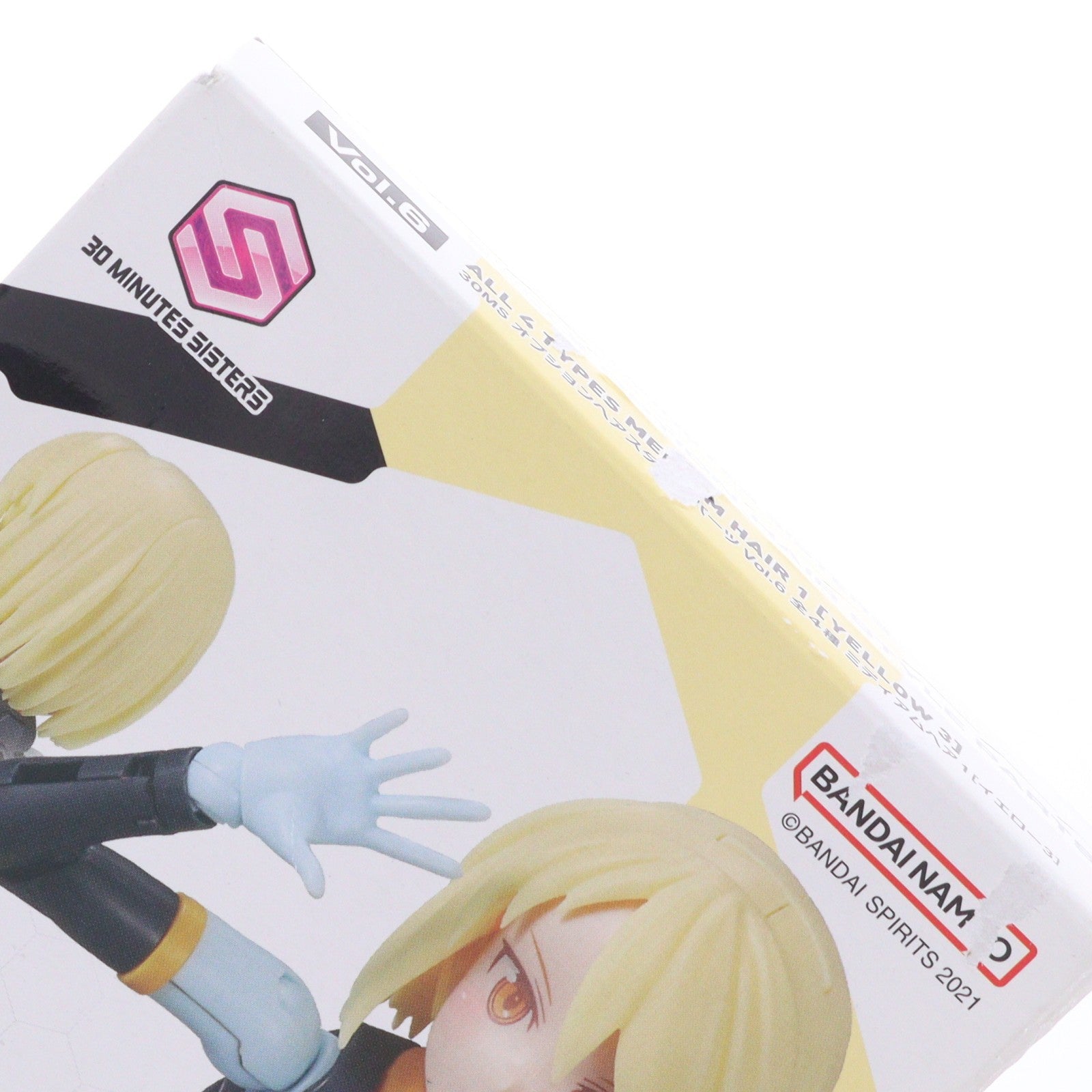 【中古即納】[PTM] (単品) 30MS ミディアムヘア1(イエロー3) オプションヘアスタイルパーツVol.6 30 MINUTES SISTERS(サーティミニッツシスターズ) プラモデル用アクセサリ(5064223) バンダイスピリッツ(20221126)