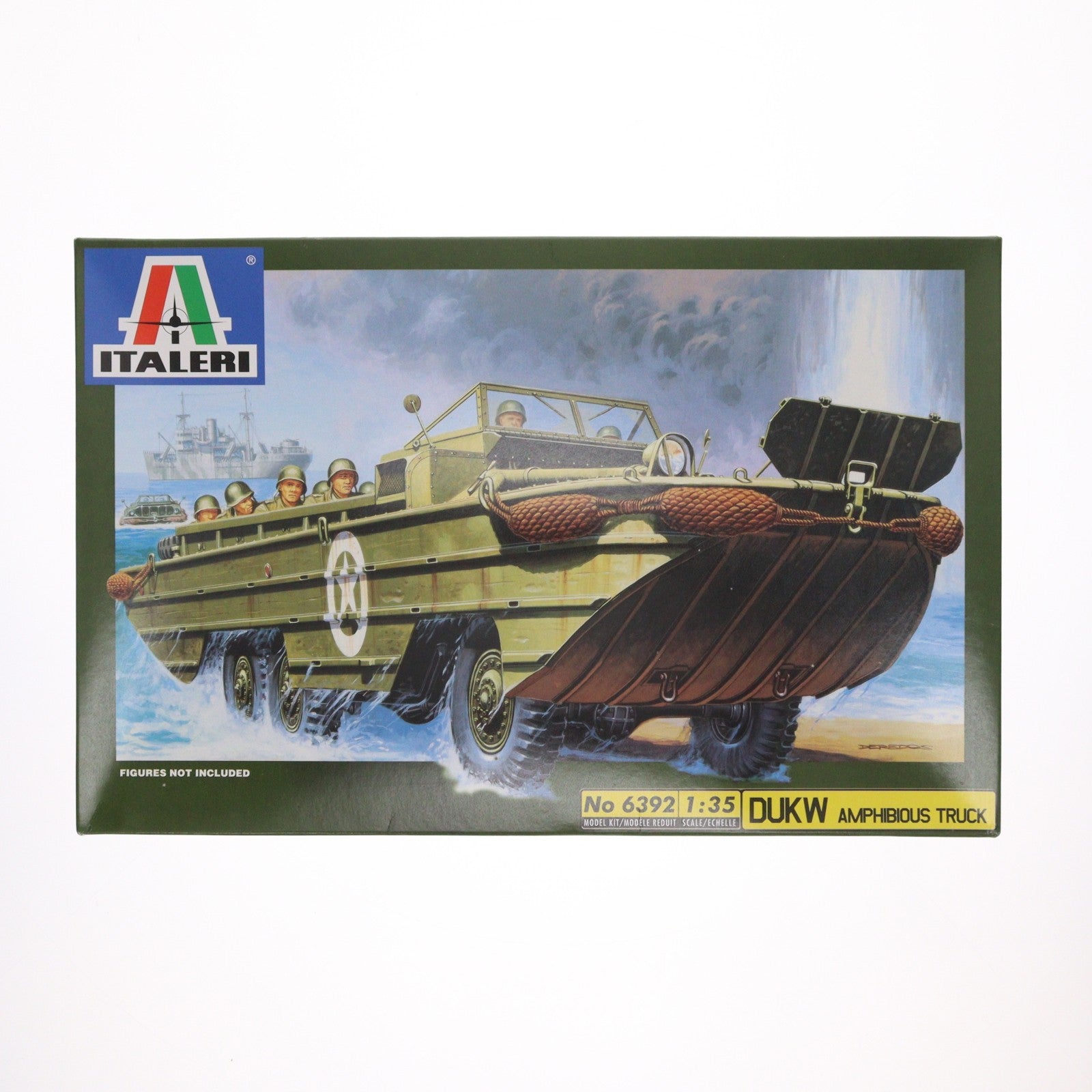 【中古即納】[PTM] 1/35 DUKW(ダック) AMPHIBIOUS TRUCK プラモデル(6392) ITALERI(イタレリ)(20111029)