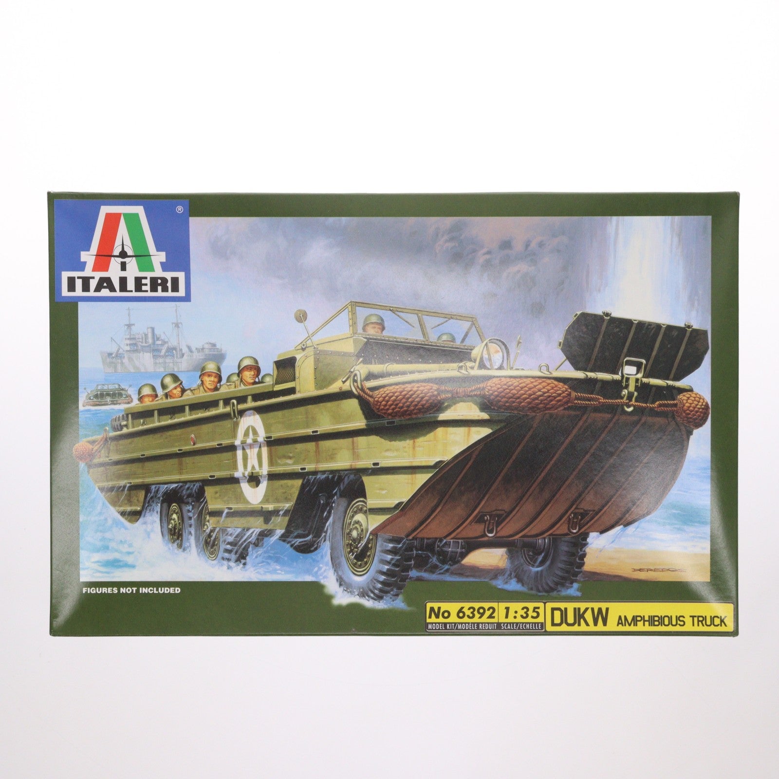 【中古即納】[PTM] 1/35 DUKW(ダック) AMPHIBIOUS TRUCK プラモデル(6392) ITALERI(イタレリ)(20111029)