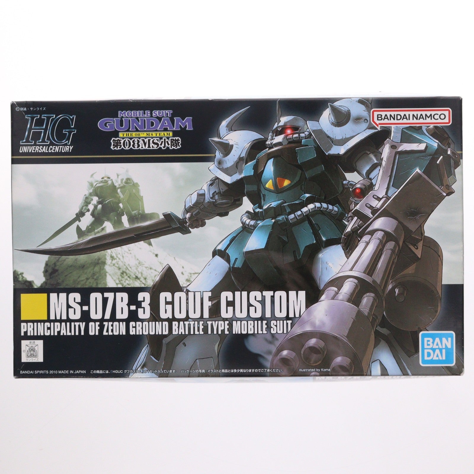 【中古即納】[PTM] HGUC 1/144 グフカスタム 機動戦士ガンダム 第08MS小隊 プラモデル(5059165) バンダイスピリッツ(20201023)