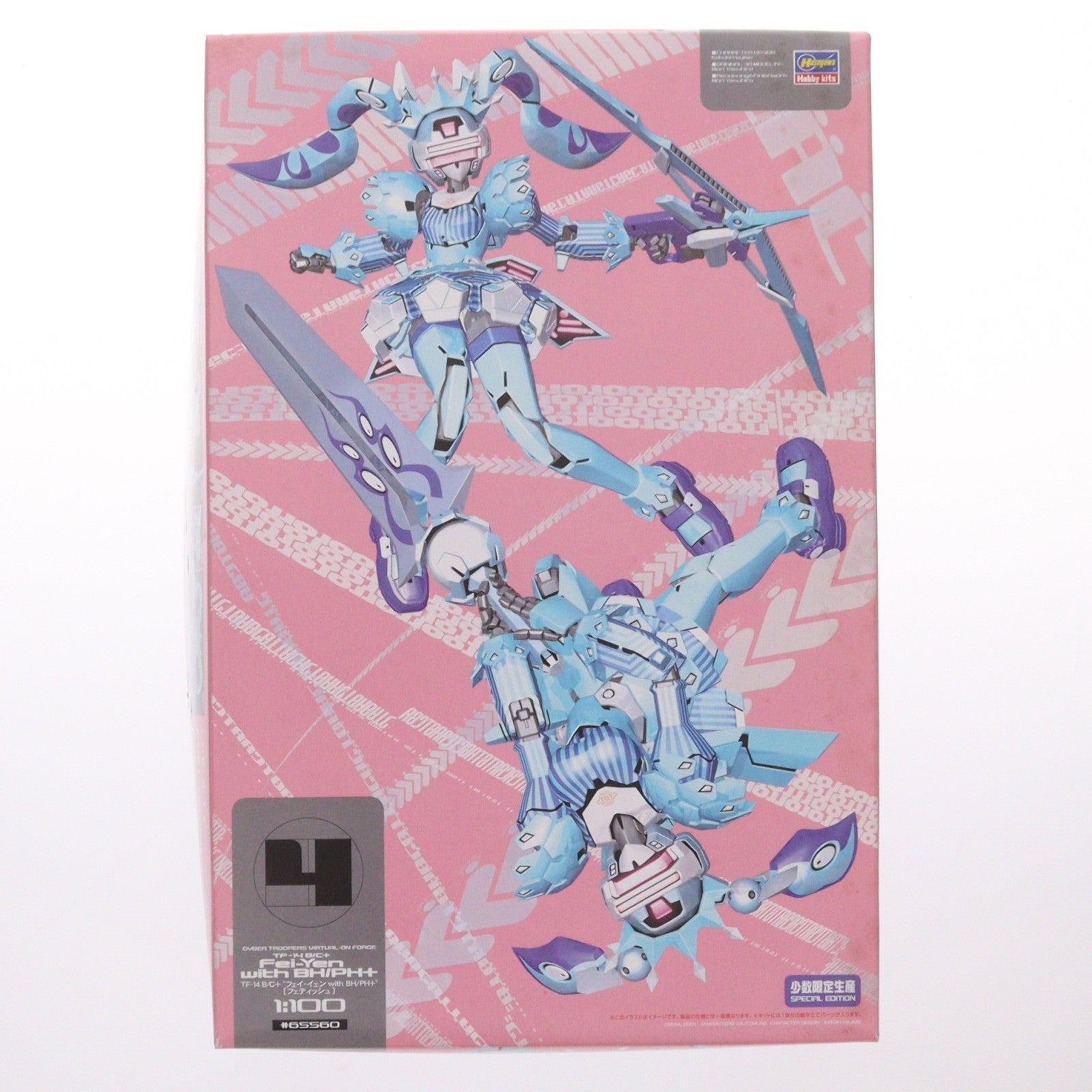 【中古即納】[PTM] 1/100 TF-14 B/C+ フェイ・イェン wirh BH/PH+ [フェティッシュ](選択式) 電脳戦機バーチャロン プラモデル(65560) ハセガワ(20110603)