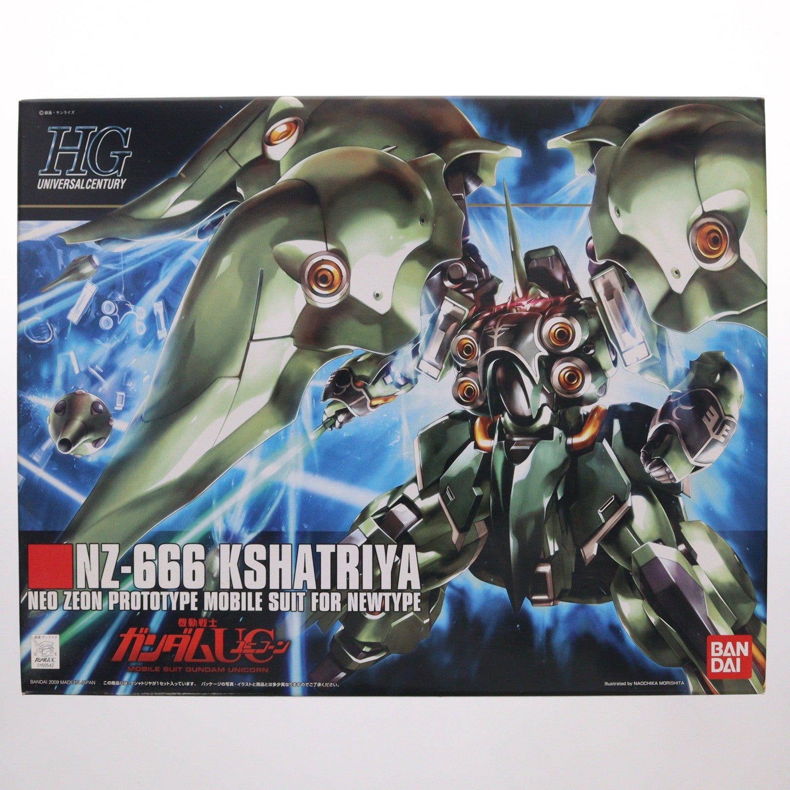 【中古即納】[PTM] HGUC 1/144 NZ-666 クシャトリヤ 機動戦士ガンダムUC(ユニコーン) プラモデル(0160542) バンダイ(20170610)