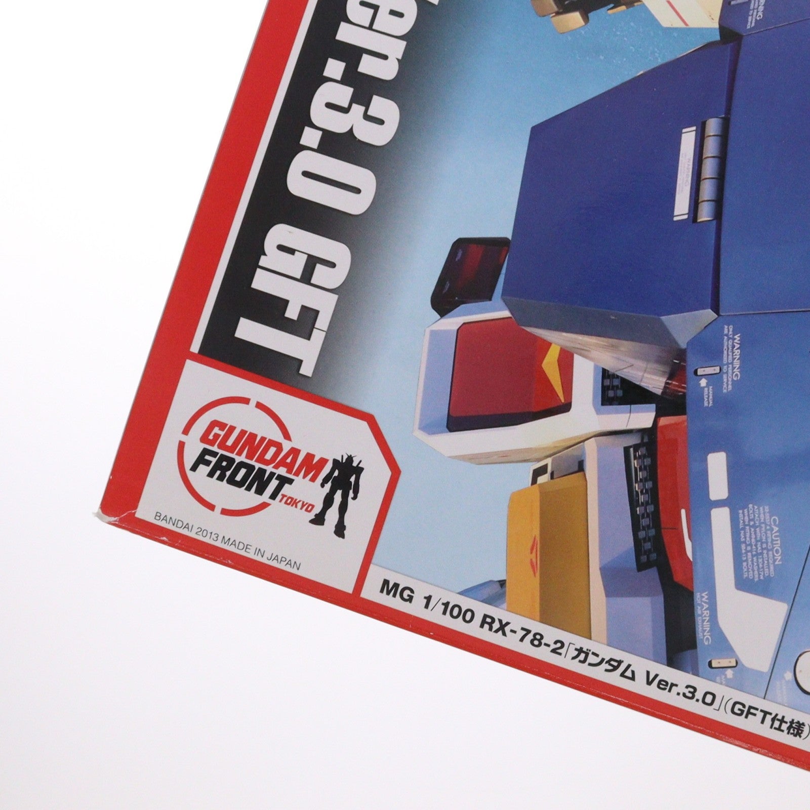 【中古即納】[PTM] MG 1/100 RX-78-2 ガンダム Ver.3.0 GFT仕様 機動戦士ガンダム プラモデル(0187089) ガンダムフロント東京限定 バンダイ(20131221)