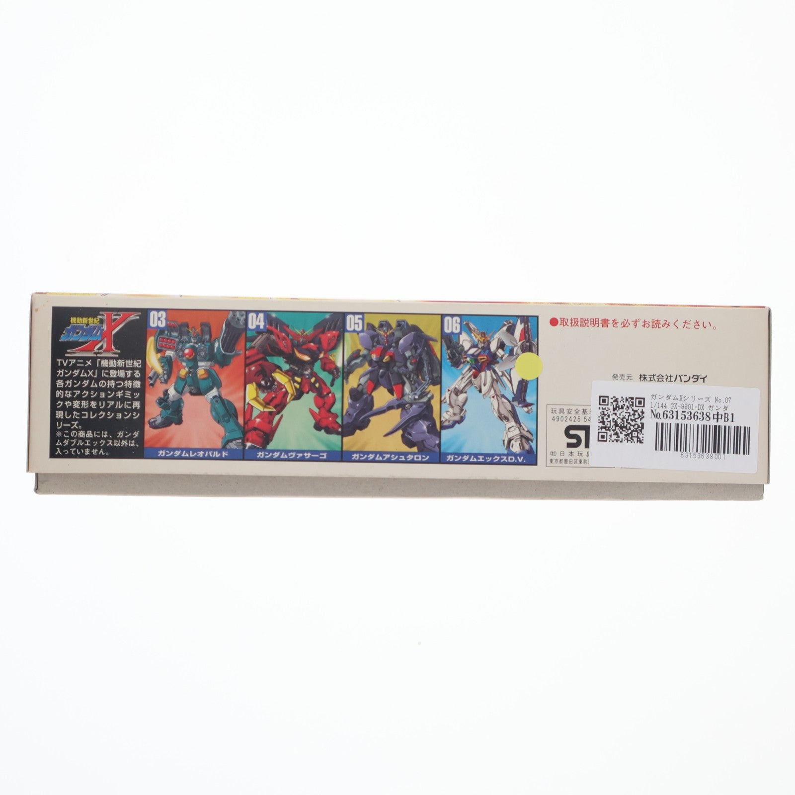 【中古即納】[PTM] ガンダムXシリーズ No.07 1/144 GX-9901-DX ガンダムダブルエックス(再生産版) 機動新世紀ガンダムX プラモデル(0054291-700) バンダイ(20131027)