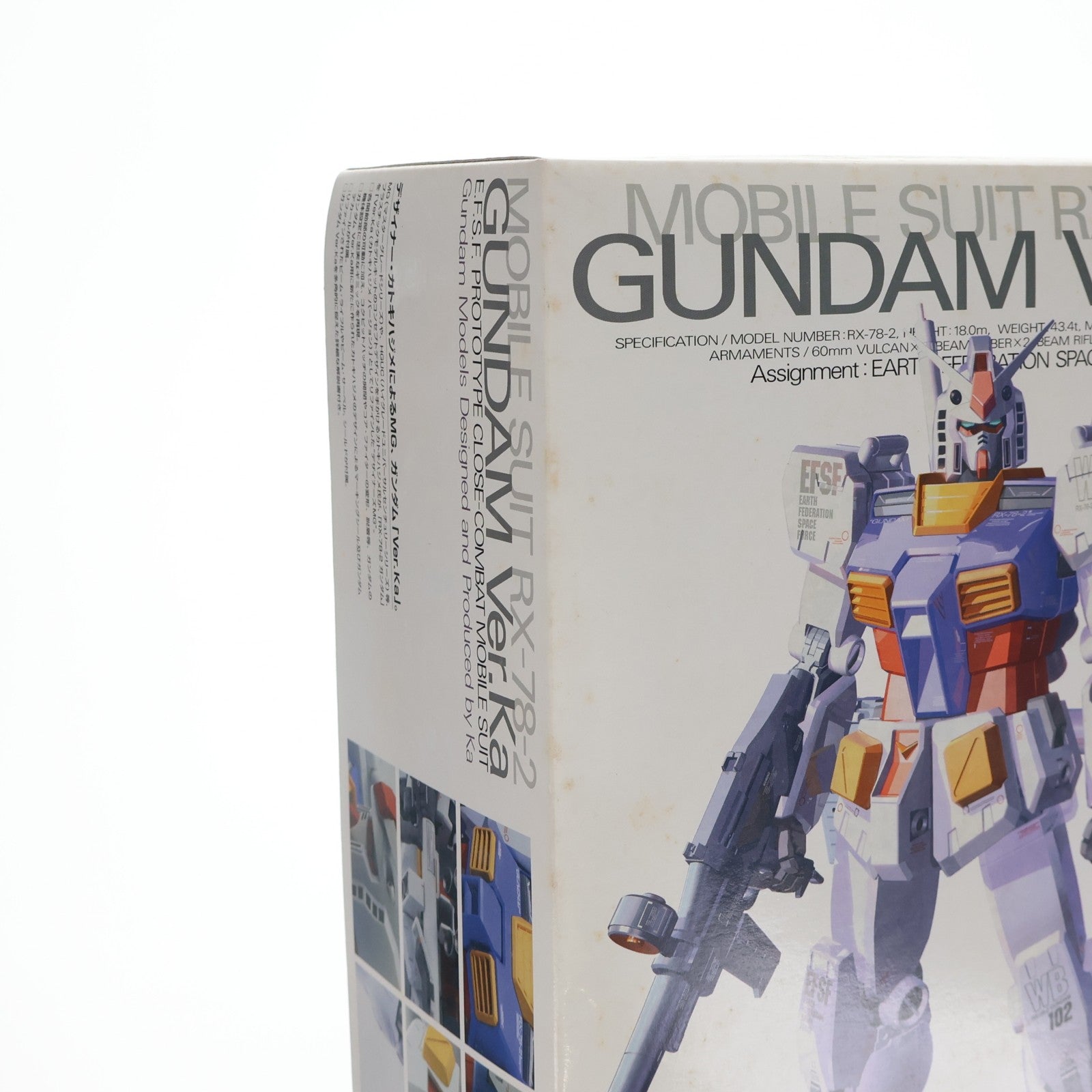 【中古即納】[PTM] MG 1/100 RX-78-2 ガンダム Ver.Ka 機動戦士ガンダム プラモデル(0114215) バンダイ(20210629)