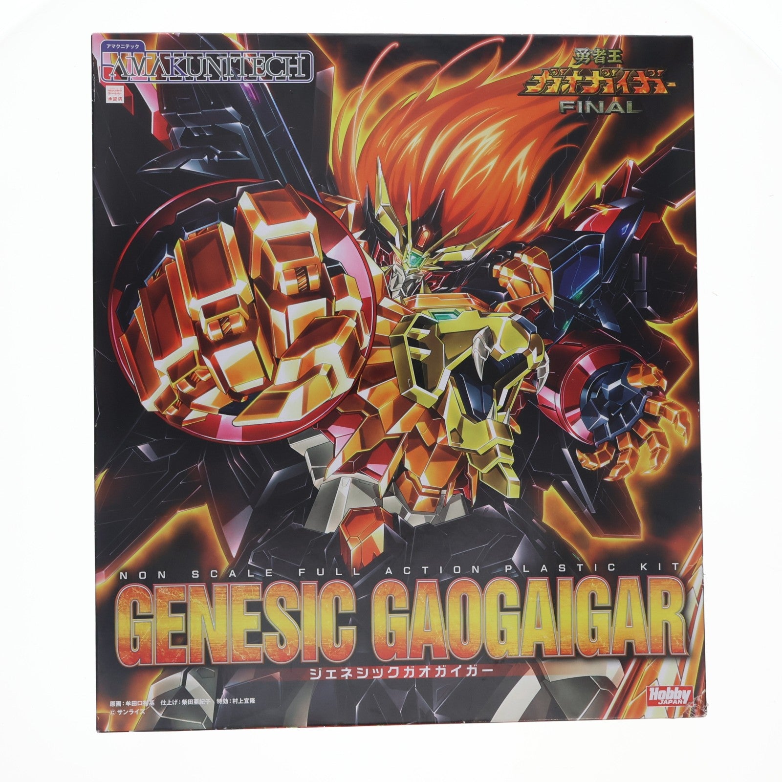 【中古即納】[PTM] AMAKUNITECH(アマクニテック) ジェネシックガオガイガー 勇者王ガオガイガーFINAL プラモデル(GN018) ホビージャパン(20240529)