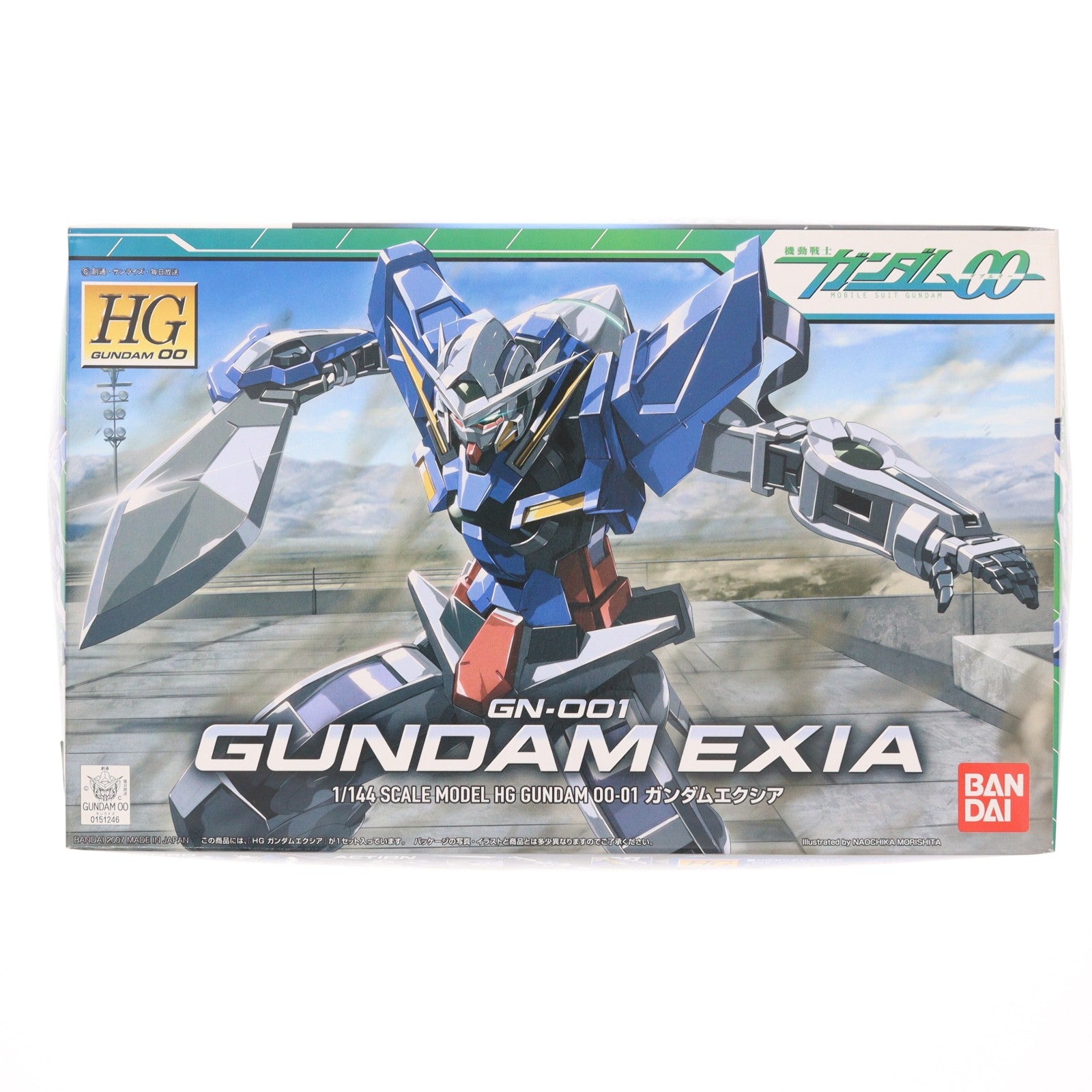 【中古即納】[PTM] HG 1/144 GN-001 ガンダムエクシア 機動戦士ガンダム00(ダブルオー) プラモデル(0151246) バンダイ(20181110)