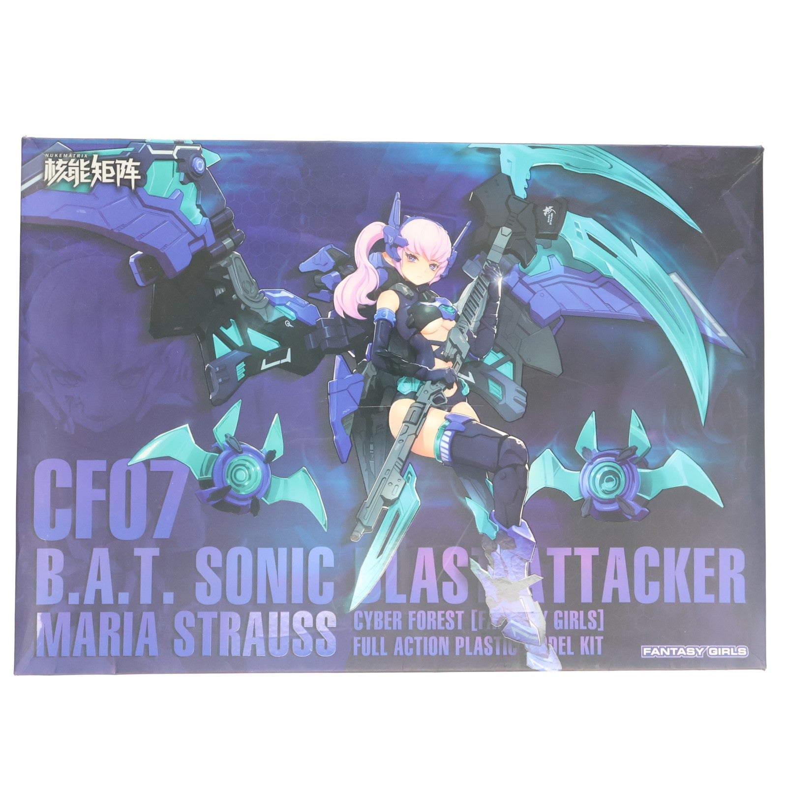 【中古即納】[PTM] CYBER FOREST【FANTASY GIRLS】(サイバーフォーレスト ファンタジーガールズ) 1/12 FF0115 B.A.T. SONIC BLAST ATTACKER:MARIA STRAUS プラモデル(31600539) NUKE MATRIX(ヌークマトリックス)(20250331)