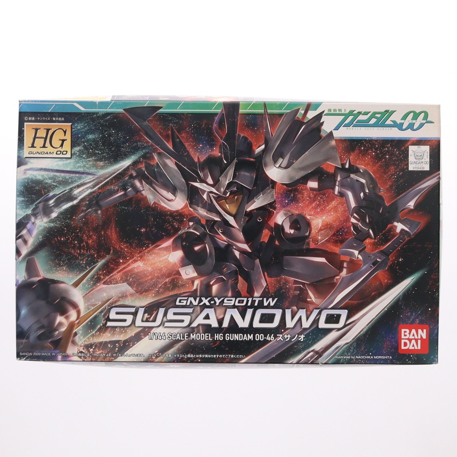 【中古即納】[PTM] HG 1/144 GNX-Y901TW スサノオ 機動戦士ガンダム00(ダブルオー) プラモデル(0159439) バンダイ(20190531)