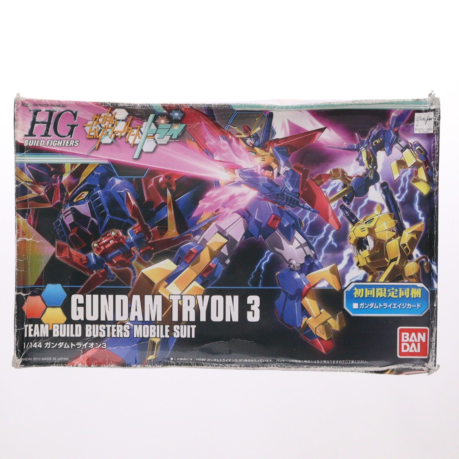【中古即納】[PTM] HGBF 1/144 ガンダムトライオン3 ガンダムビルドファイターズトライ プラモデル(0196707) バンダイ(20180926)