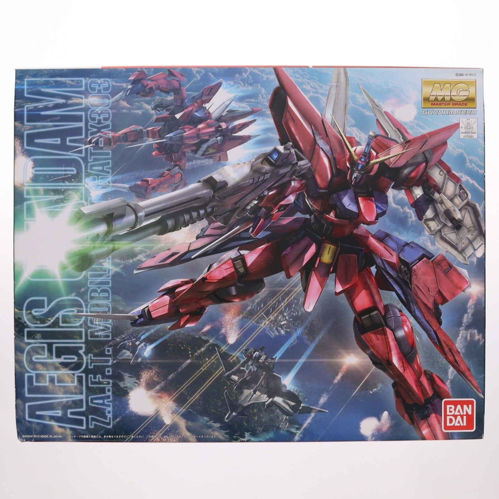 【中古即納】[PTM] MG 1/100 GAT-X303 イージスガンダム 機動戦士ガンダムSEED(シード) プラモデル(0178383) バンダイ(20121027)